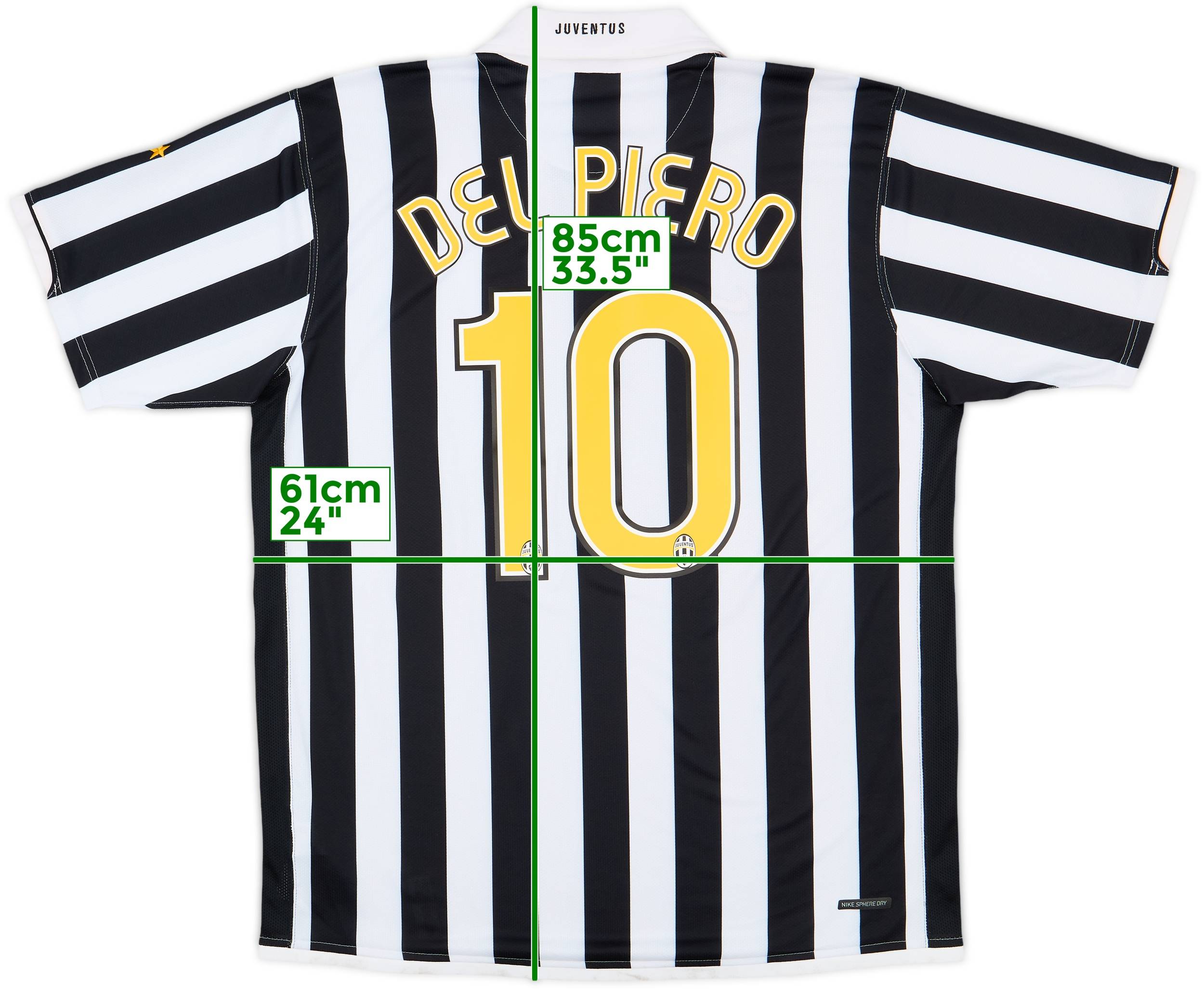 ✨激レア✨NIKE Juventus 06/07 ホーム デル・ピエロ10 XL NIKE JUVENTUS 2006 HOME `DEL PIERO`JERSEY - Soccer Plus