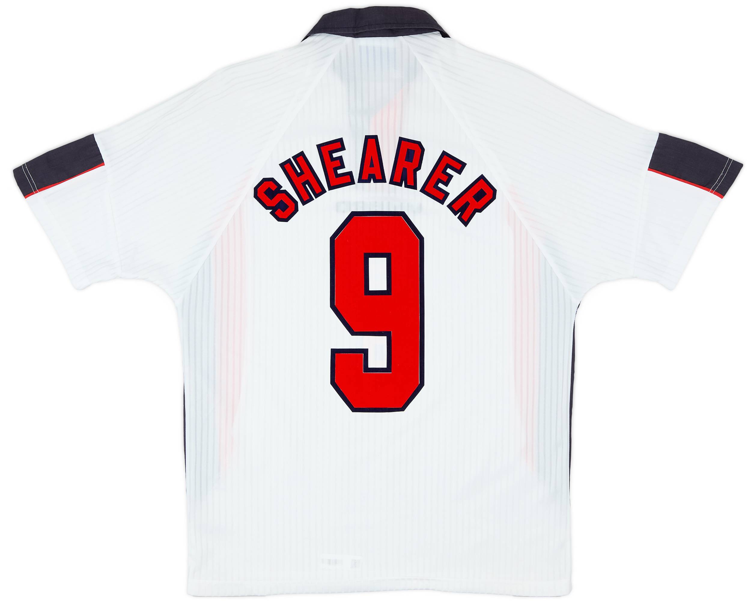 1997-99 England Home Shirt Shearer #9 - 7/10 - (M)
