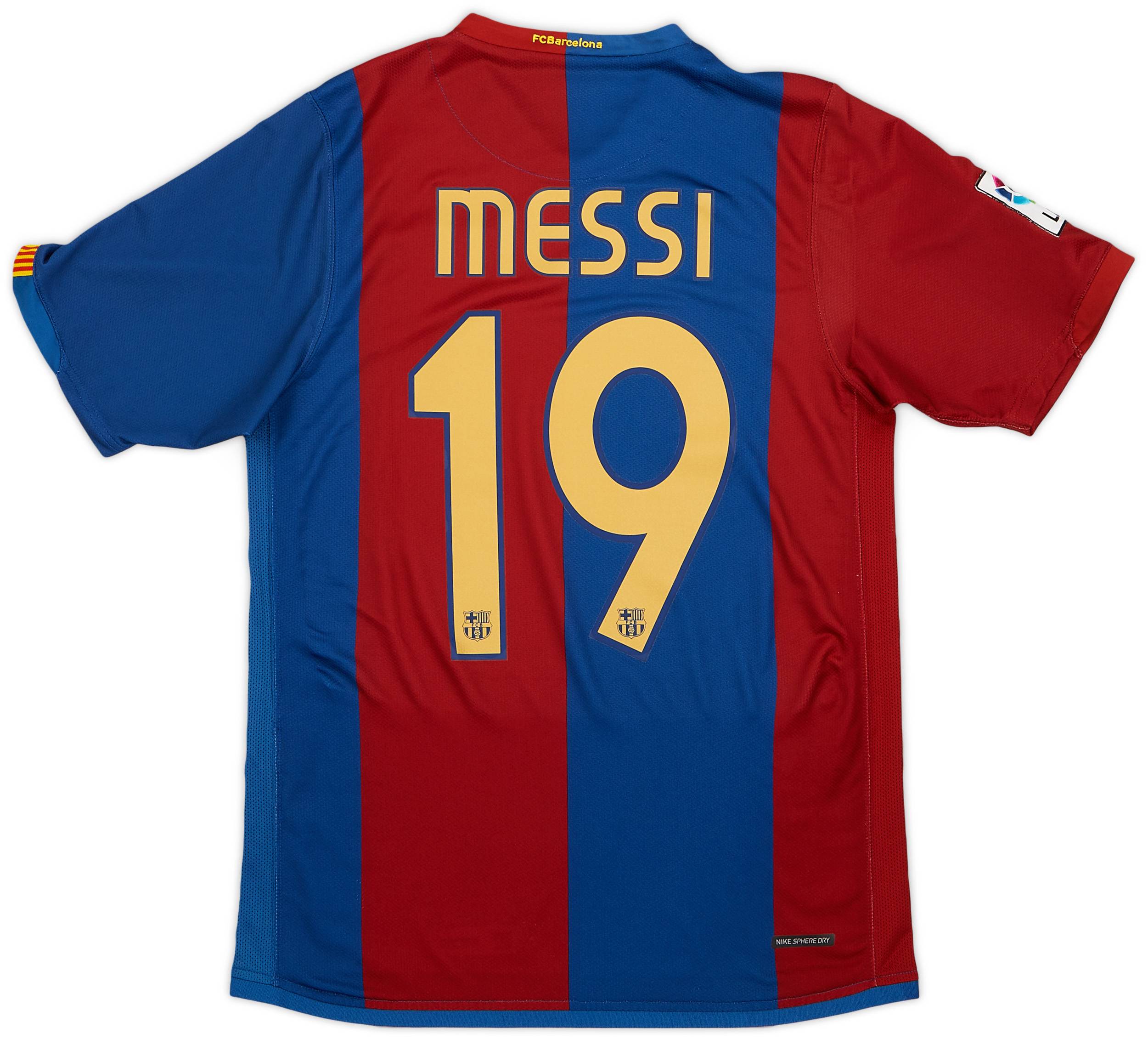 2006-07 Barcelona Home Shirt Messi #19 - 9/10 - (S)