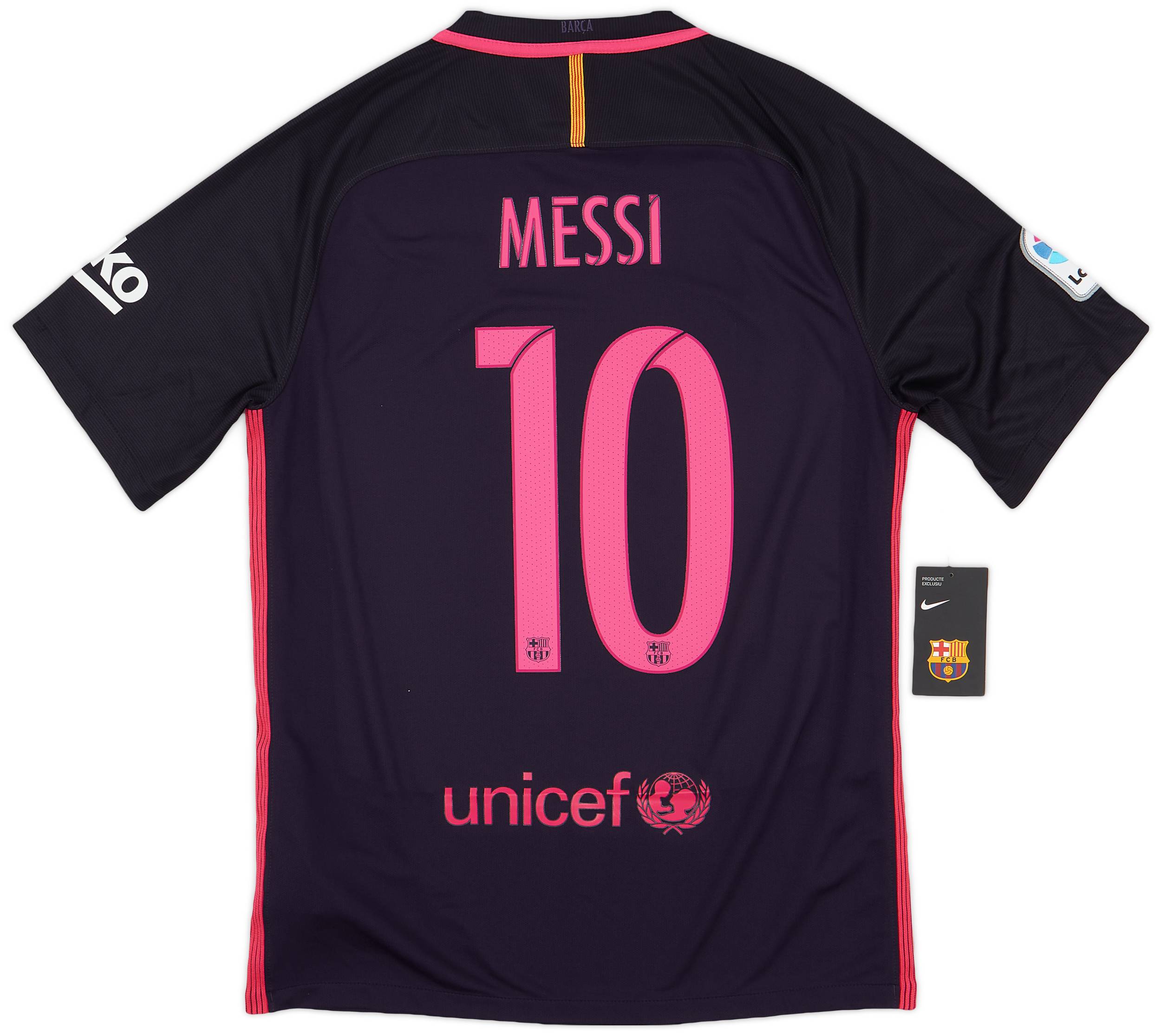 2016-17 Barcelona Away Shirt Messi #10 (M)