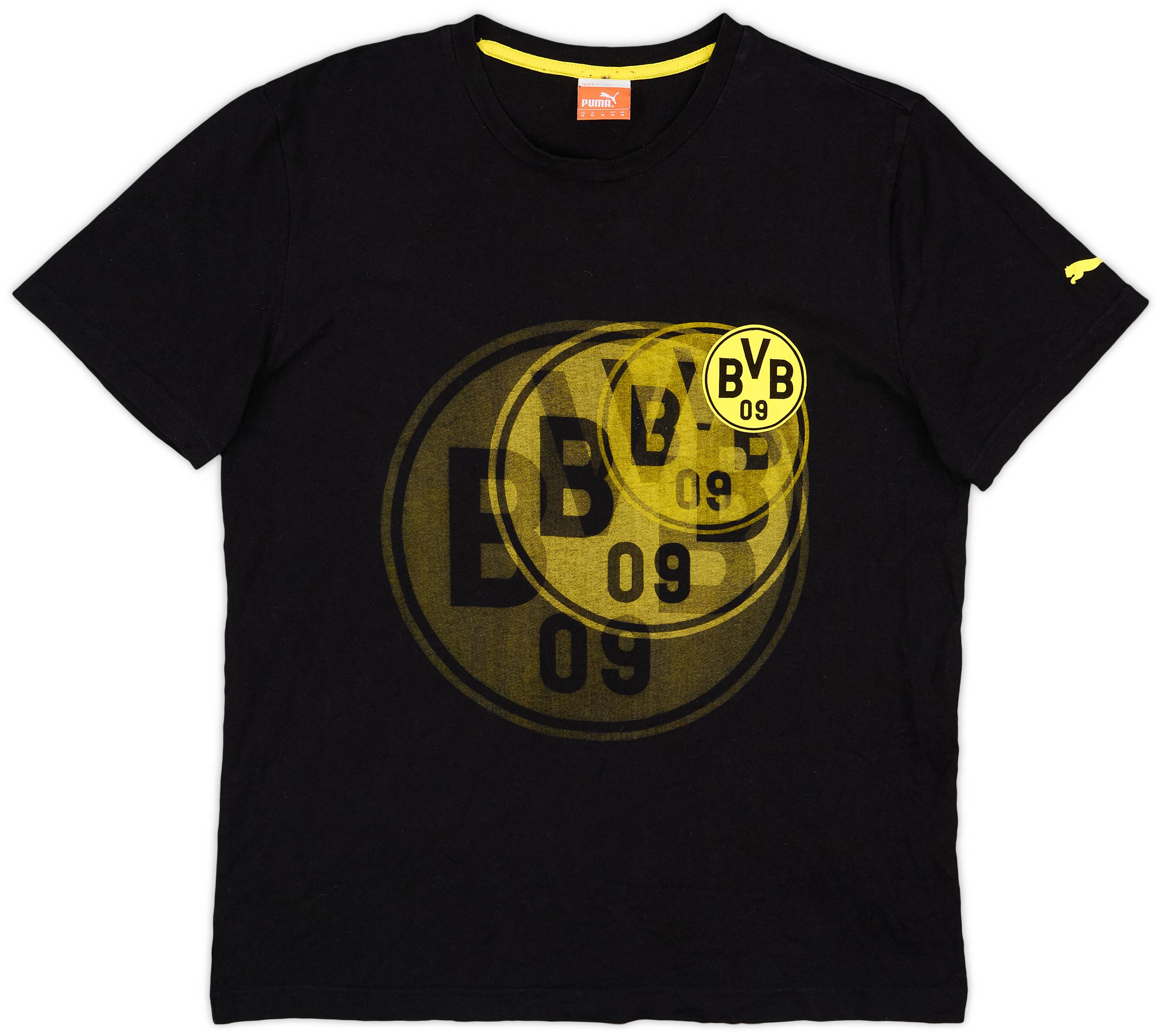 2016-17 Borussia Dortmund Puma Graphic Tee - 9/10 - (M)