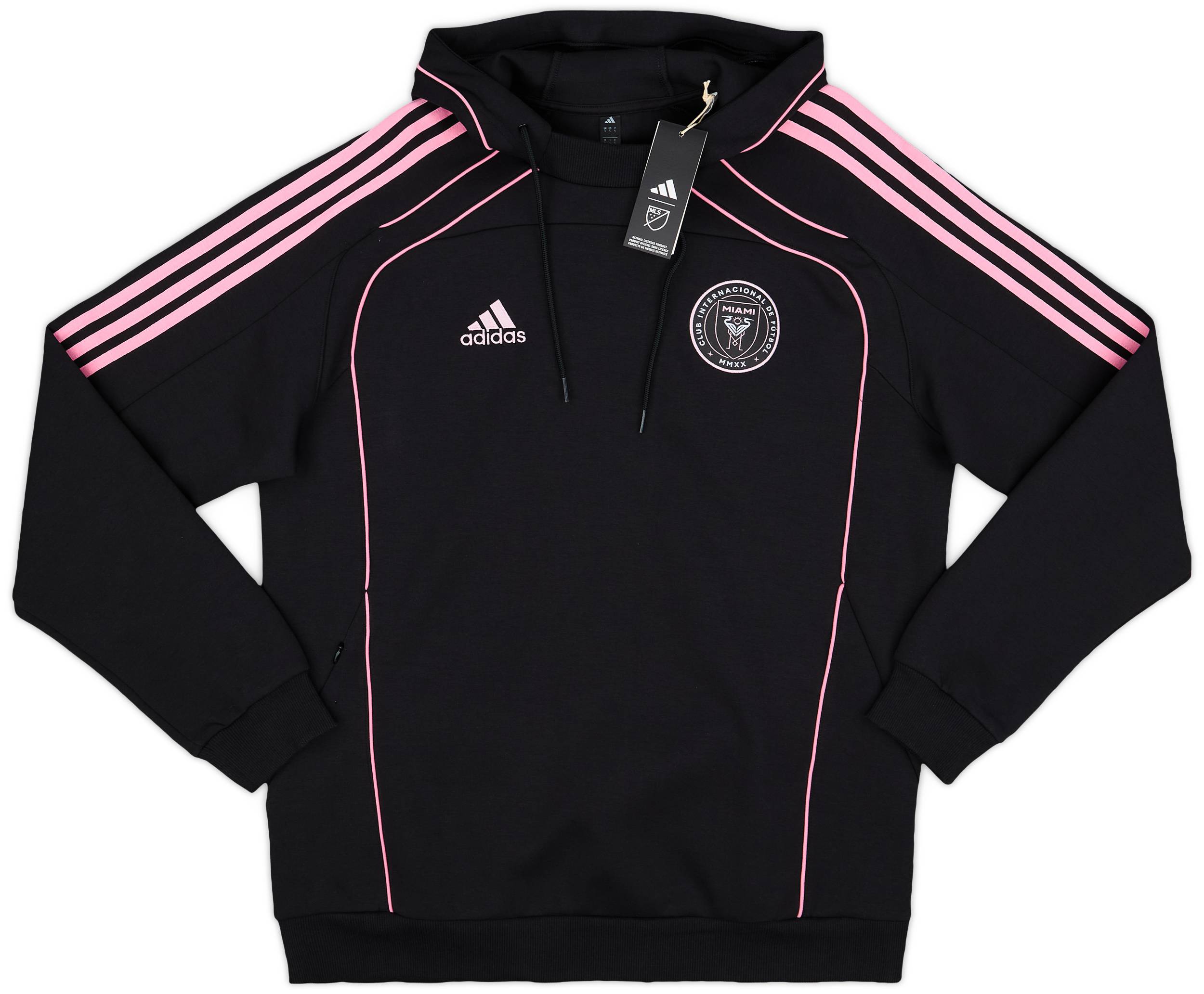 2025 Inter Miami adidas Travel Hooded Top