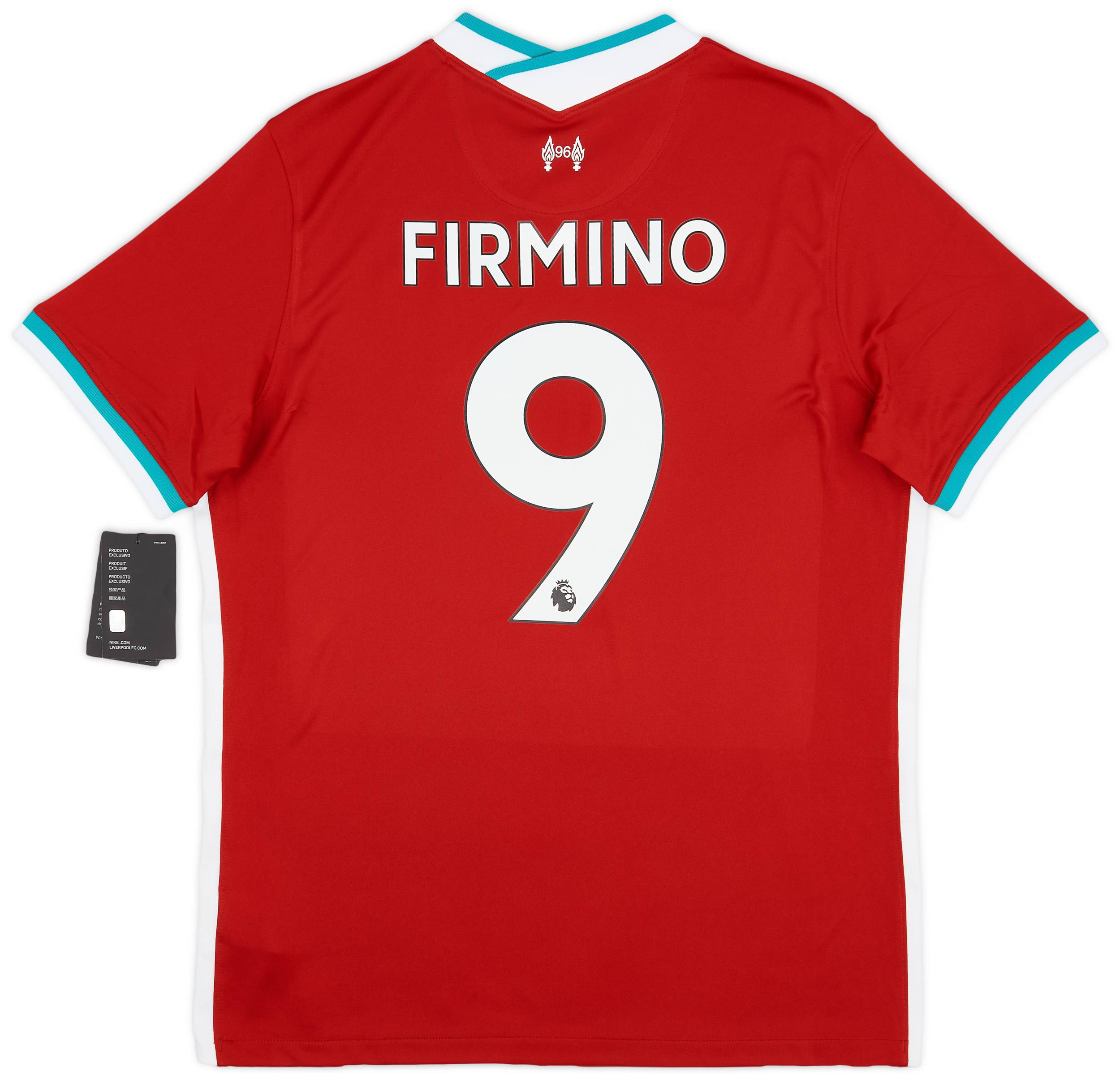 2020-21 Liverpool Home Shirt Firmino #9 (L)