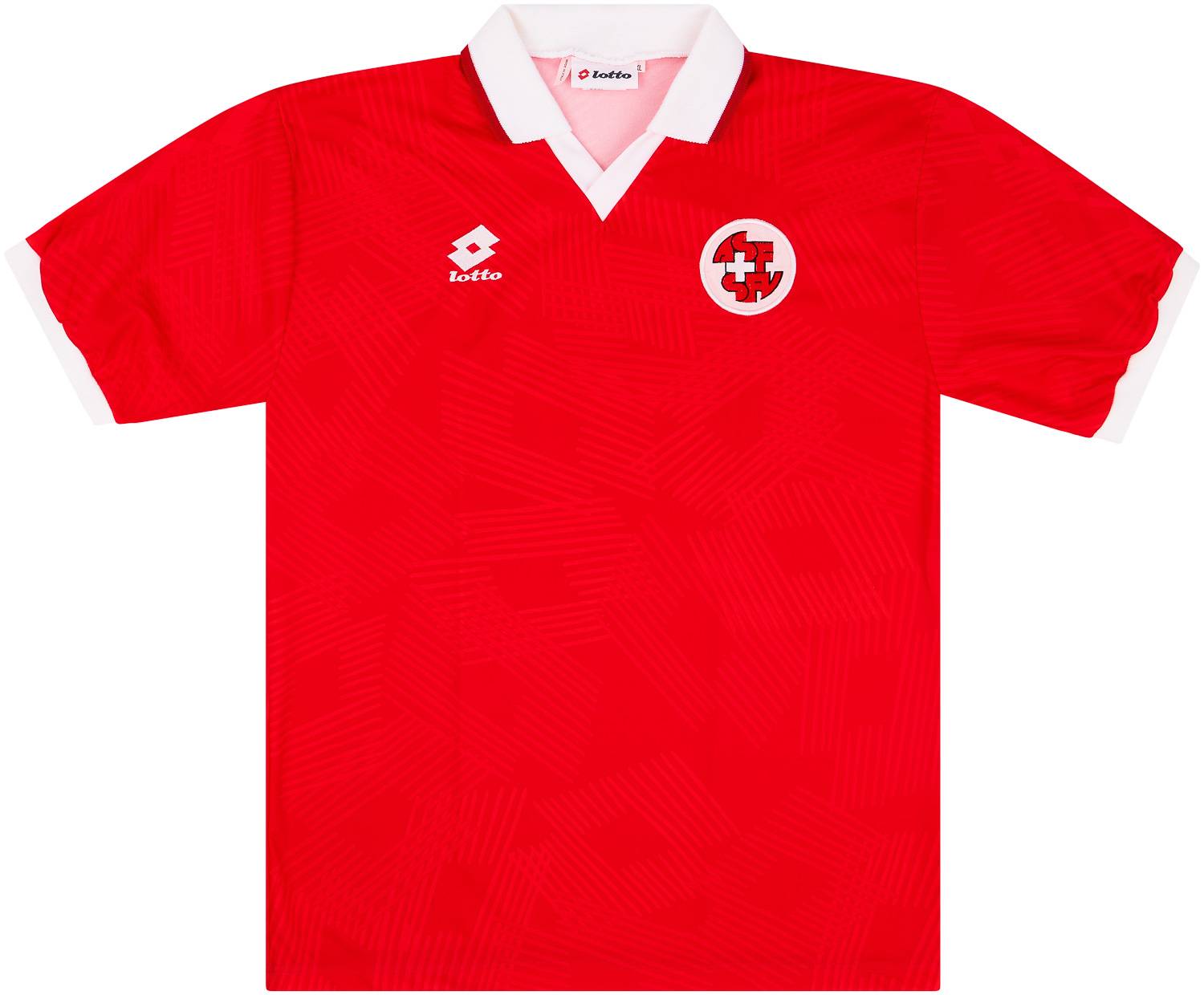 1992 Switzerland U-21 Match Issue Home Shirt #5 (v Scotland)