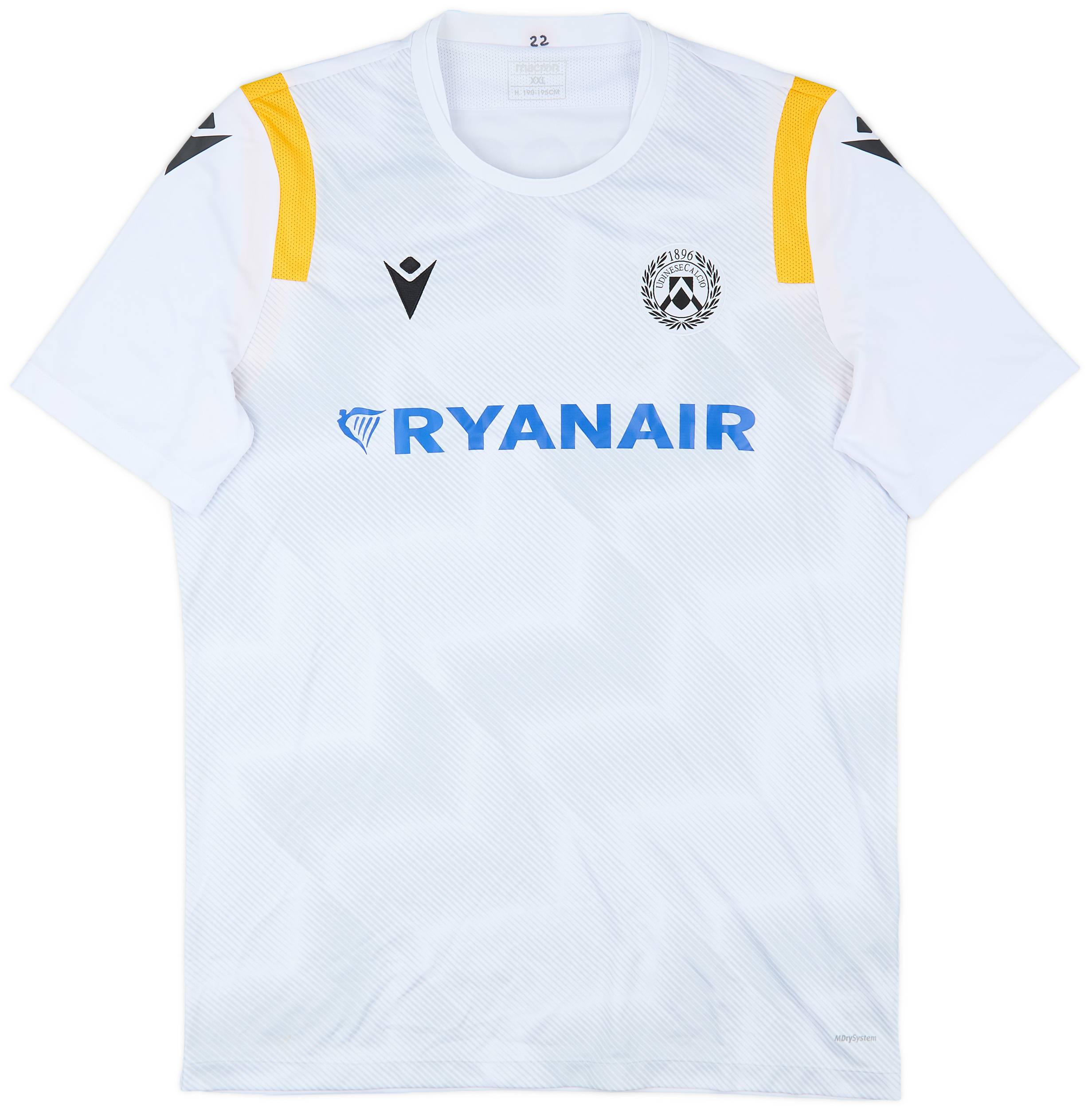 2020-21 Udinese Macron Training Shirt - 7/10 - (XXL)