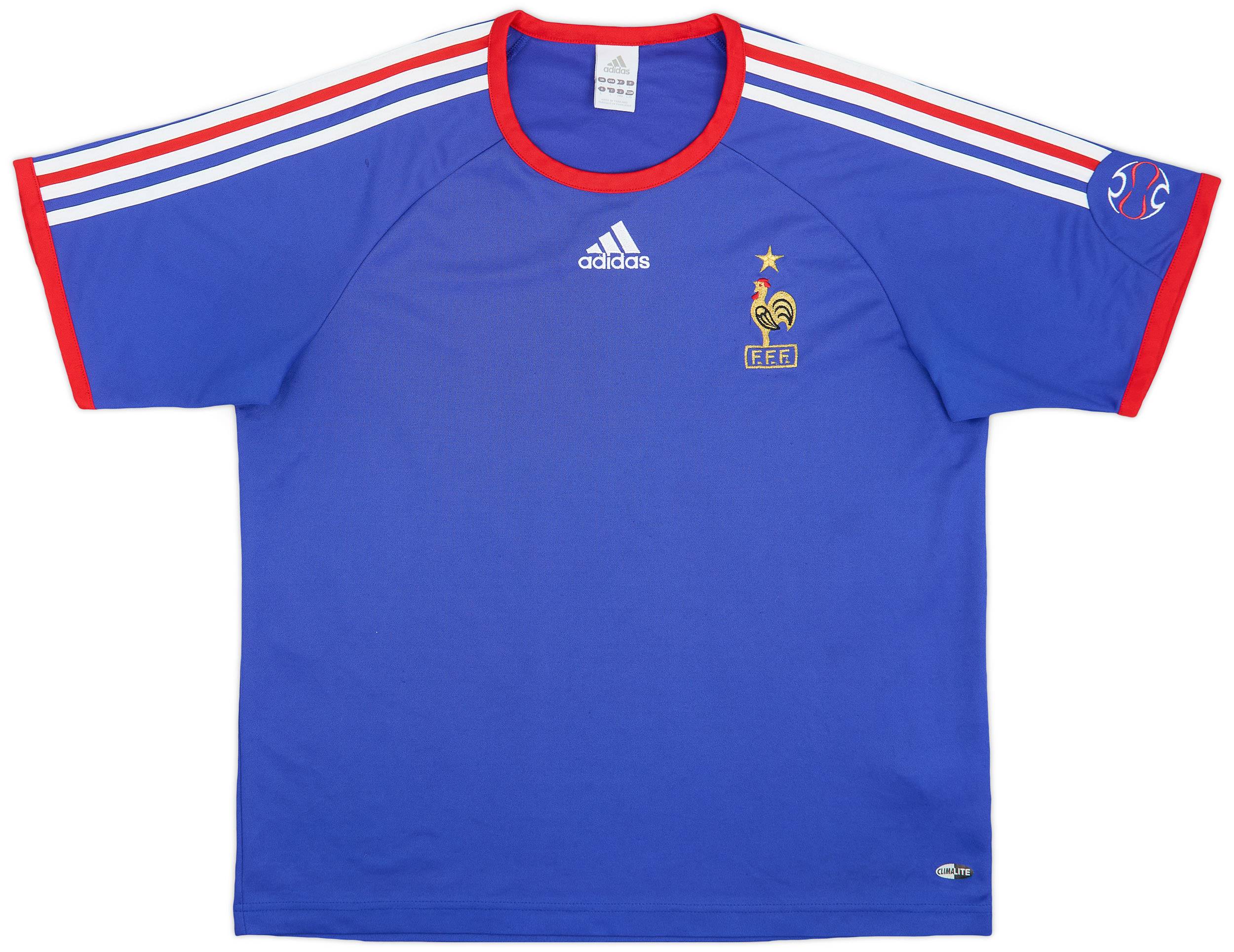 2006-08 France adidas Training Shirt - 7/10 - (L)