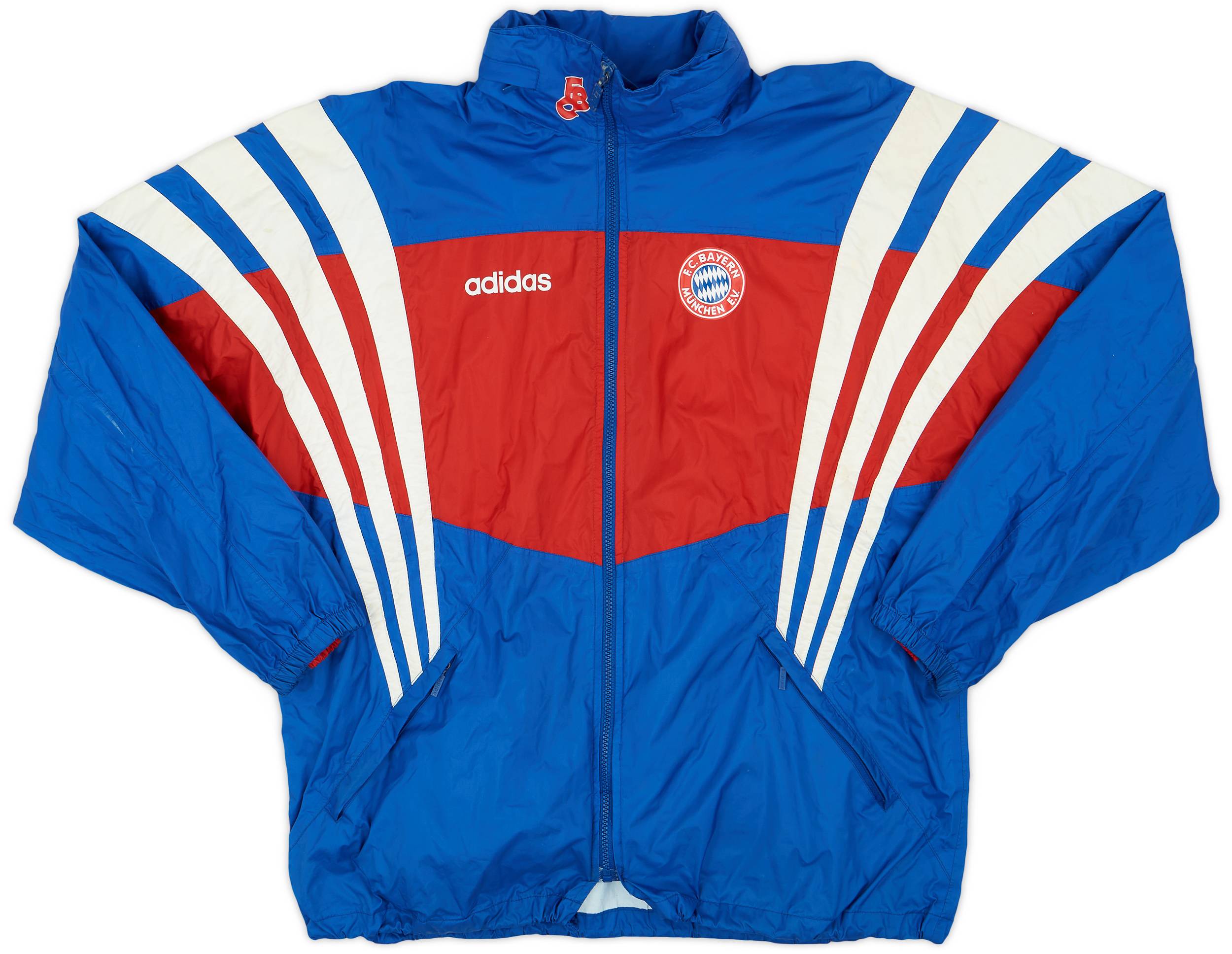 1995-96 Bayern Munich adidas Hooded Rain Jacket - 6/10 - (M/L)