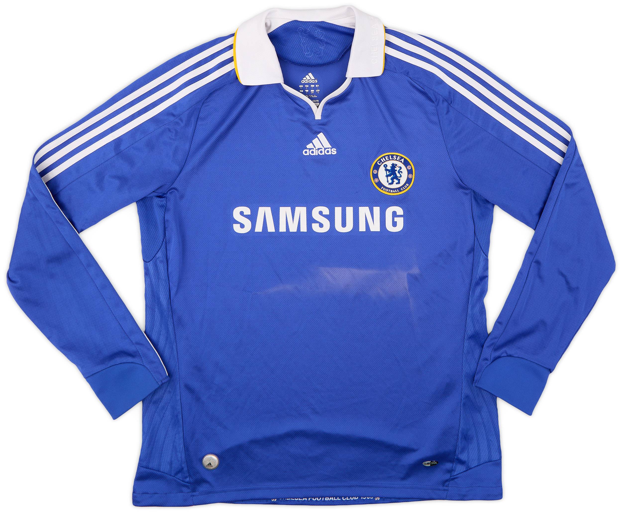 2008-09 Chelsea Home L/S Shirt - 4/10 - (L)