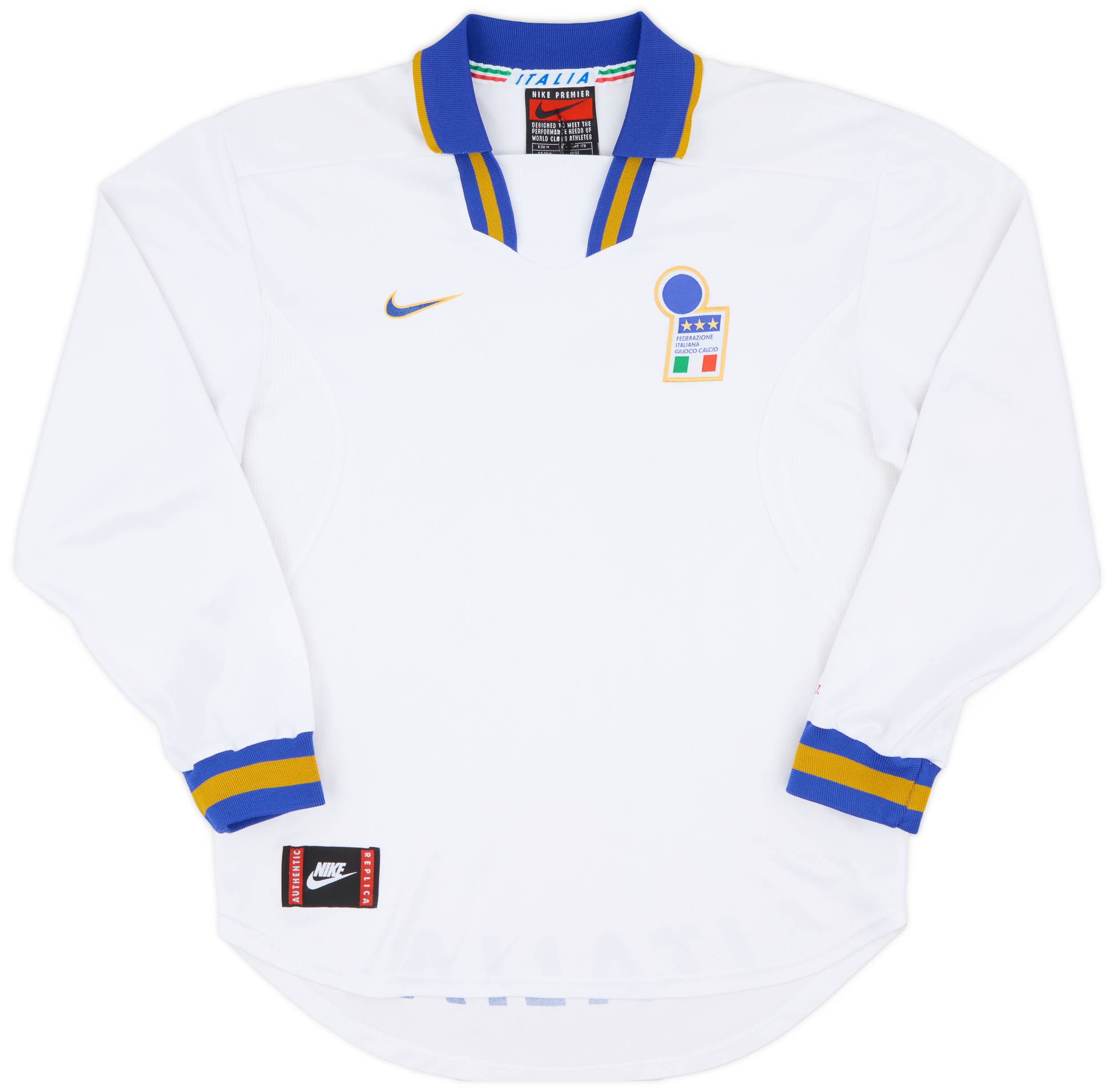 1996-97 Italy Away L/S Shirt - 8/10 - (M)