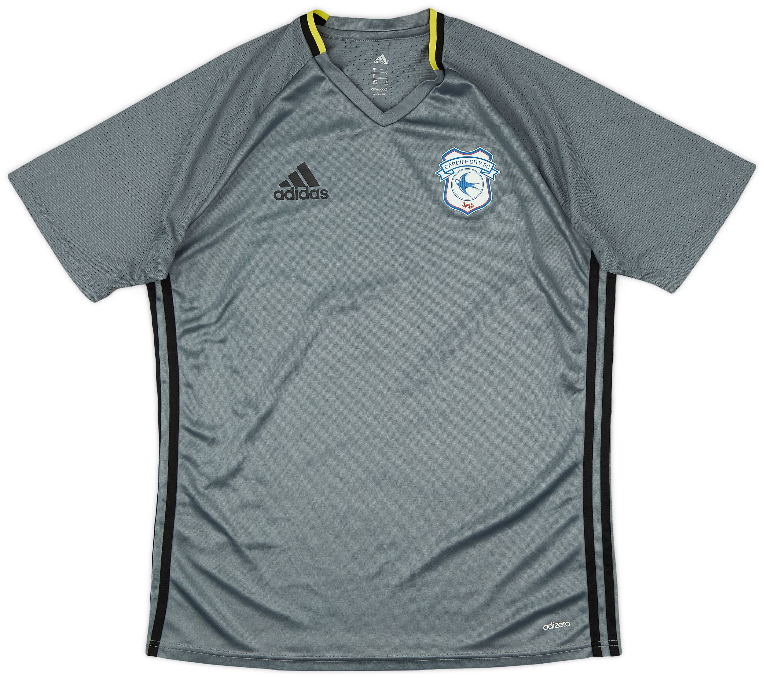 2016-17 Cardiff City adizero Training Shirt - 8/10 - (L)