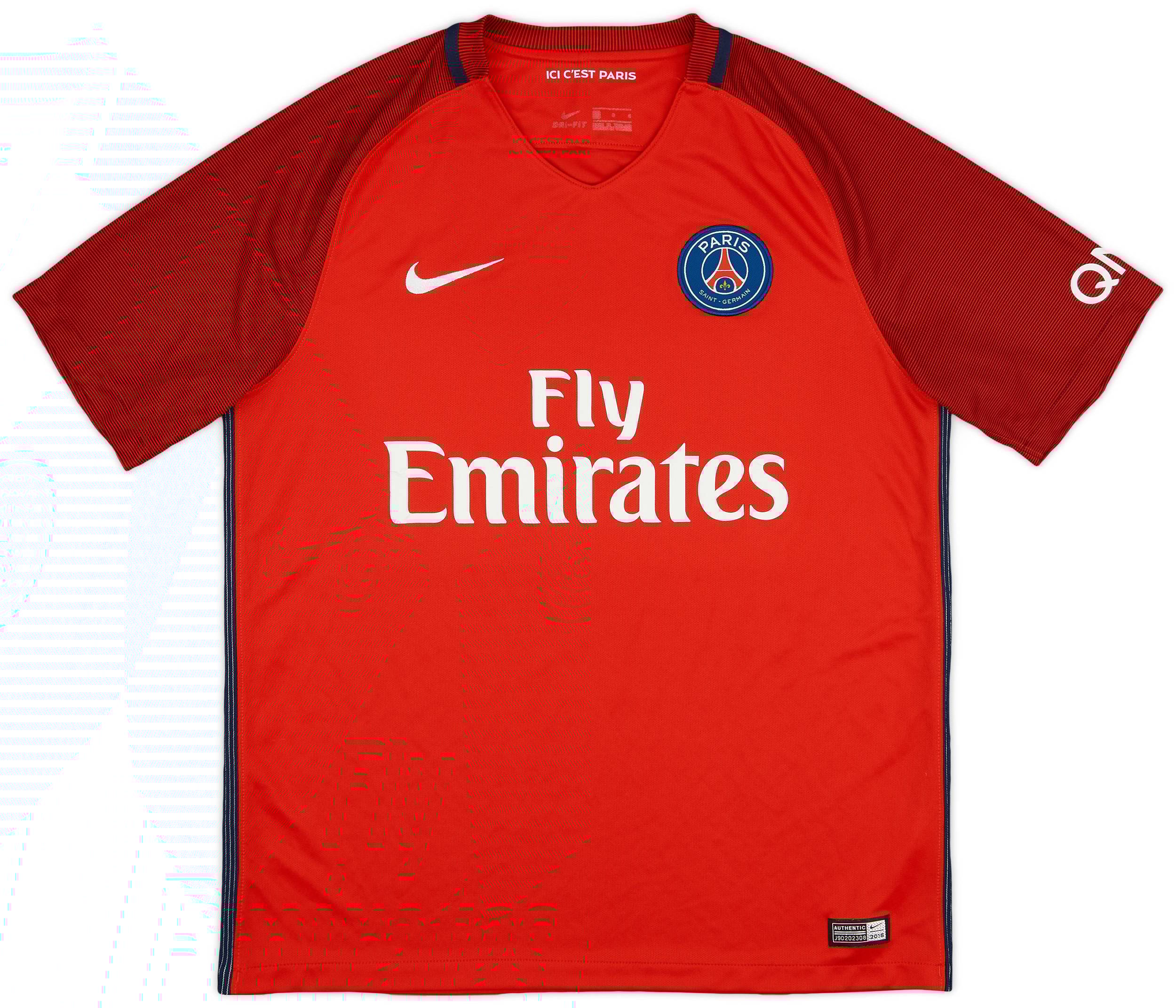 2016-17 Paris Saint-Germain Away Shirt - 6/10 - (L)
