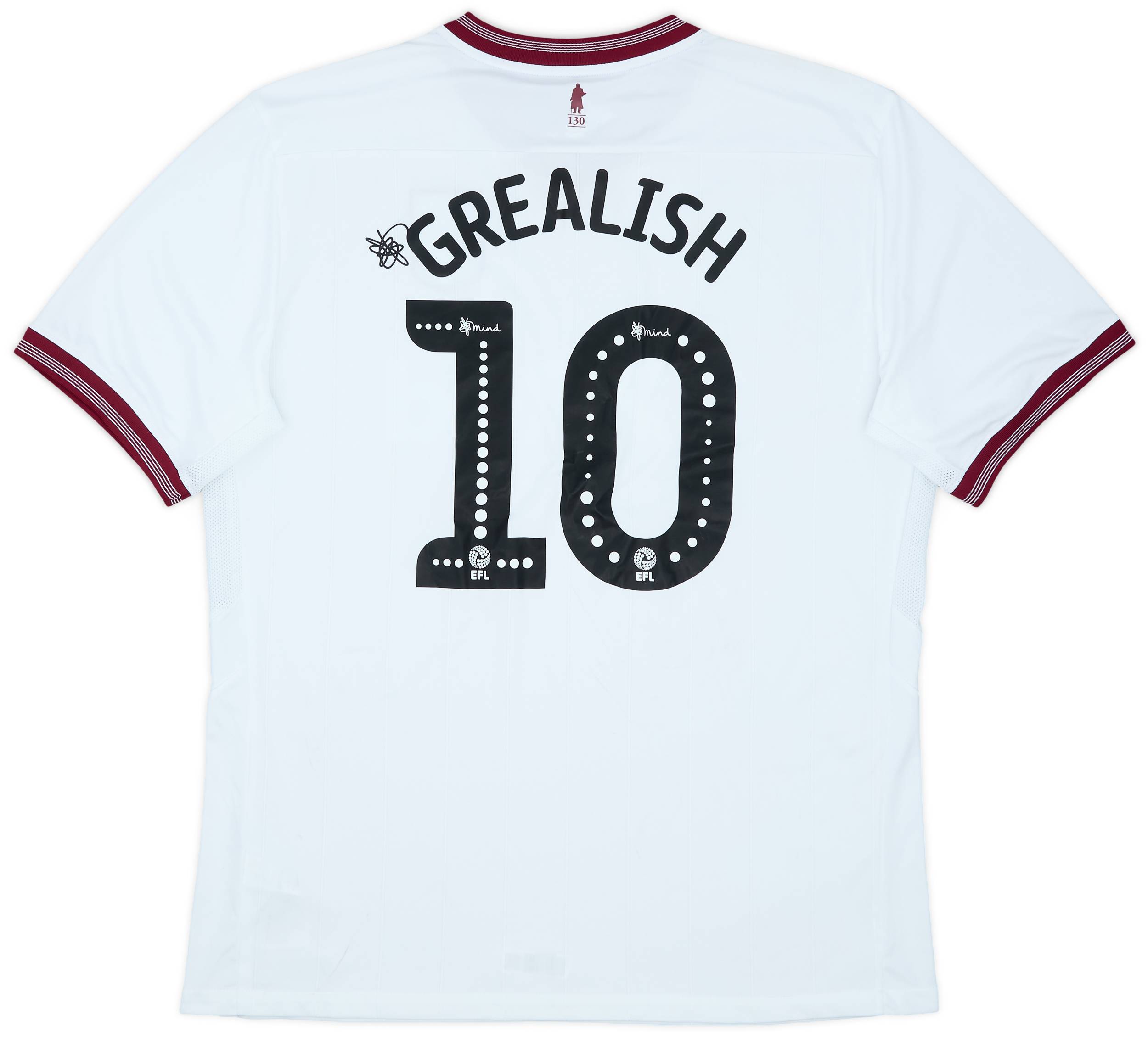 2018-19 Aston Villa Away Shirt Grealish #10 (XL)