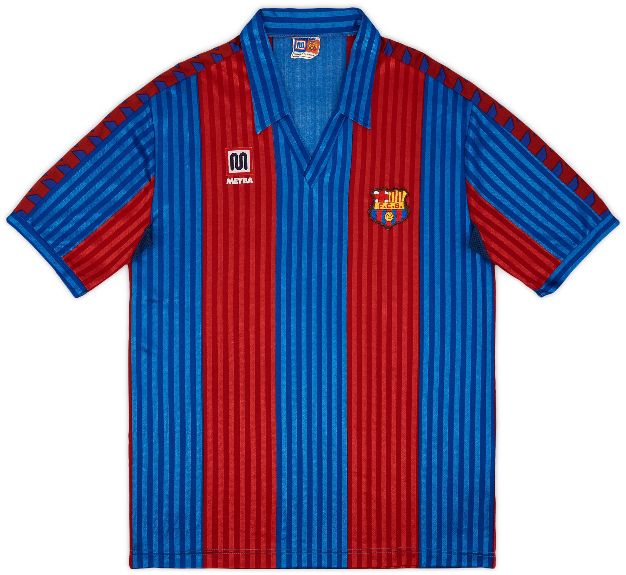 1989-92 Barcelona Home Shirt - 8/10 - (XL)
