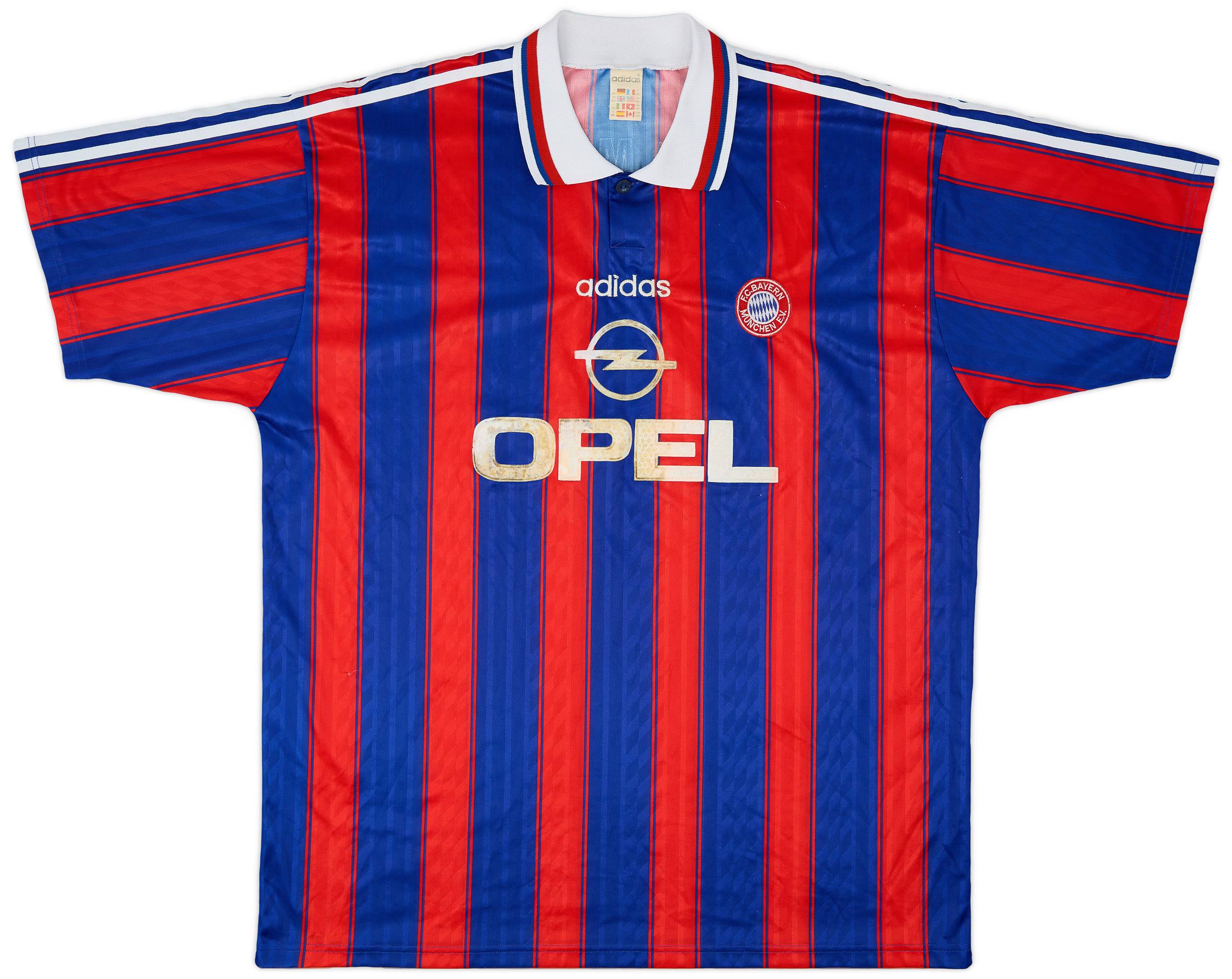 1995-97 Bayern Munich 'Signed' Home Shirt - 5/10 - (XXL)