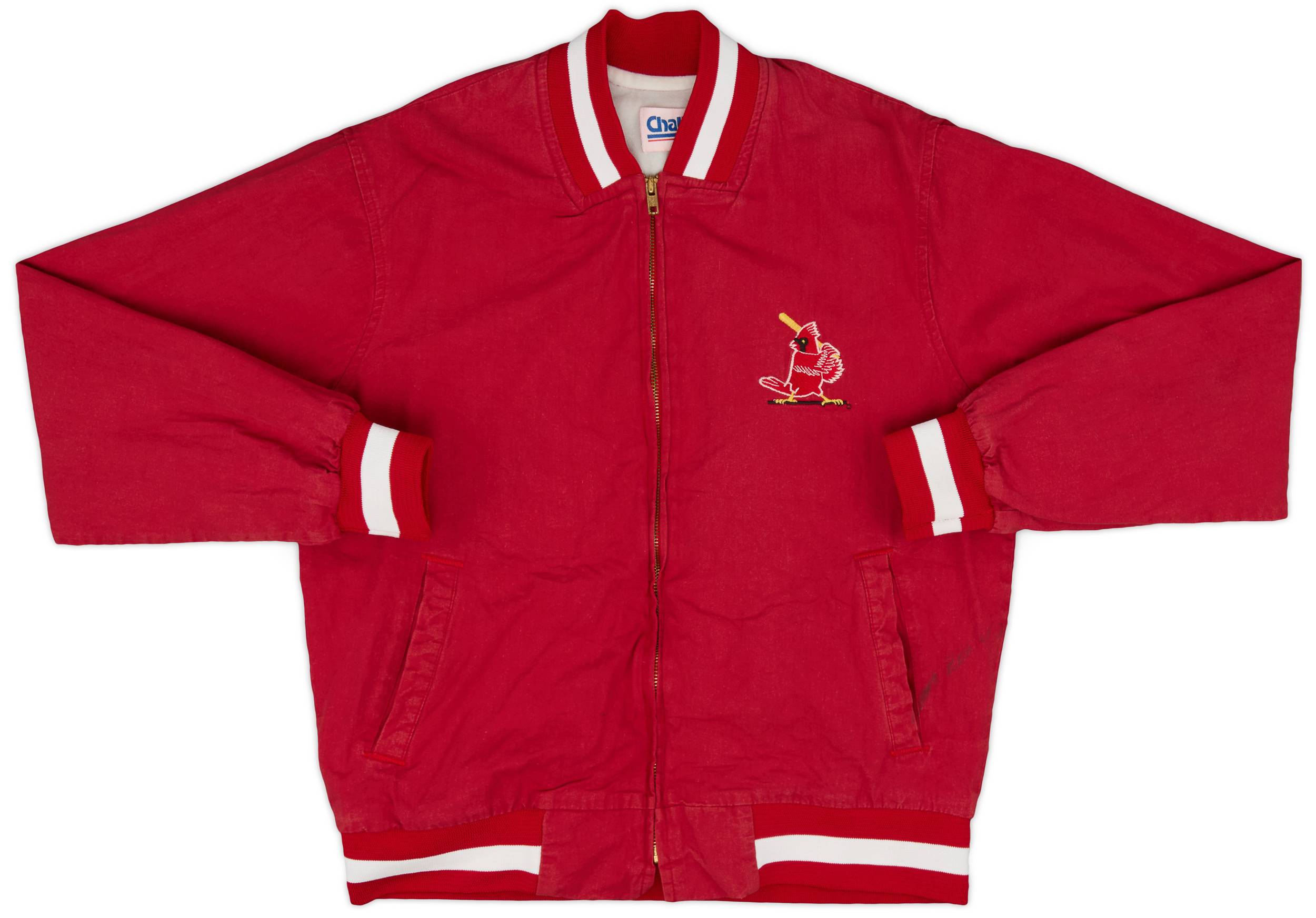 1980s St Louis Cardinals Chalk Line Bomber Jacket - 7/10 - (M)