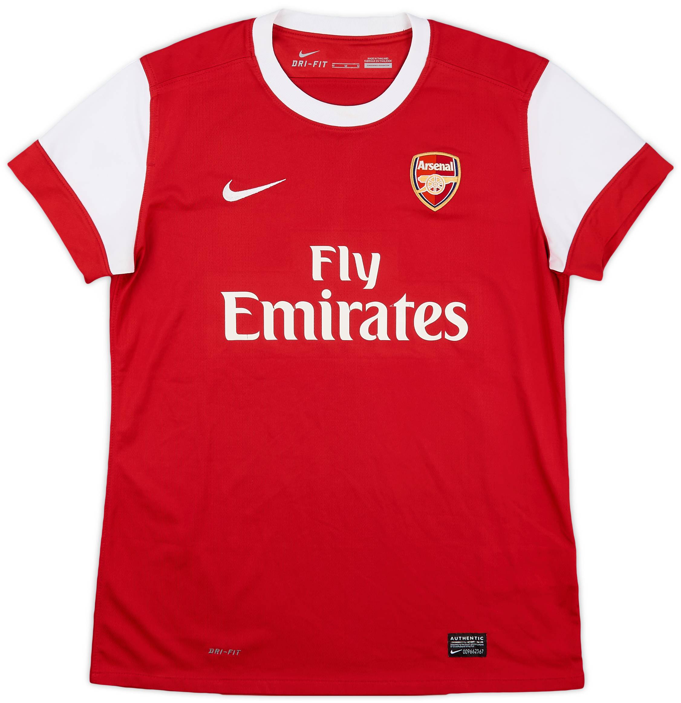 2010-11 Arsenal Home Shirt - 6/10 - (Women's M)