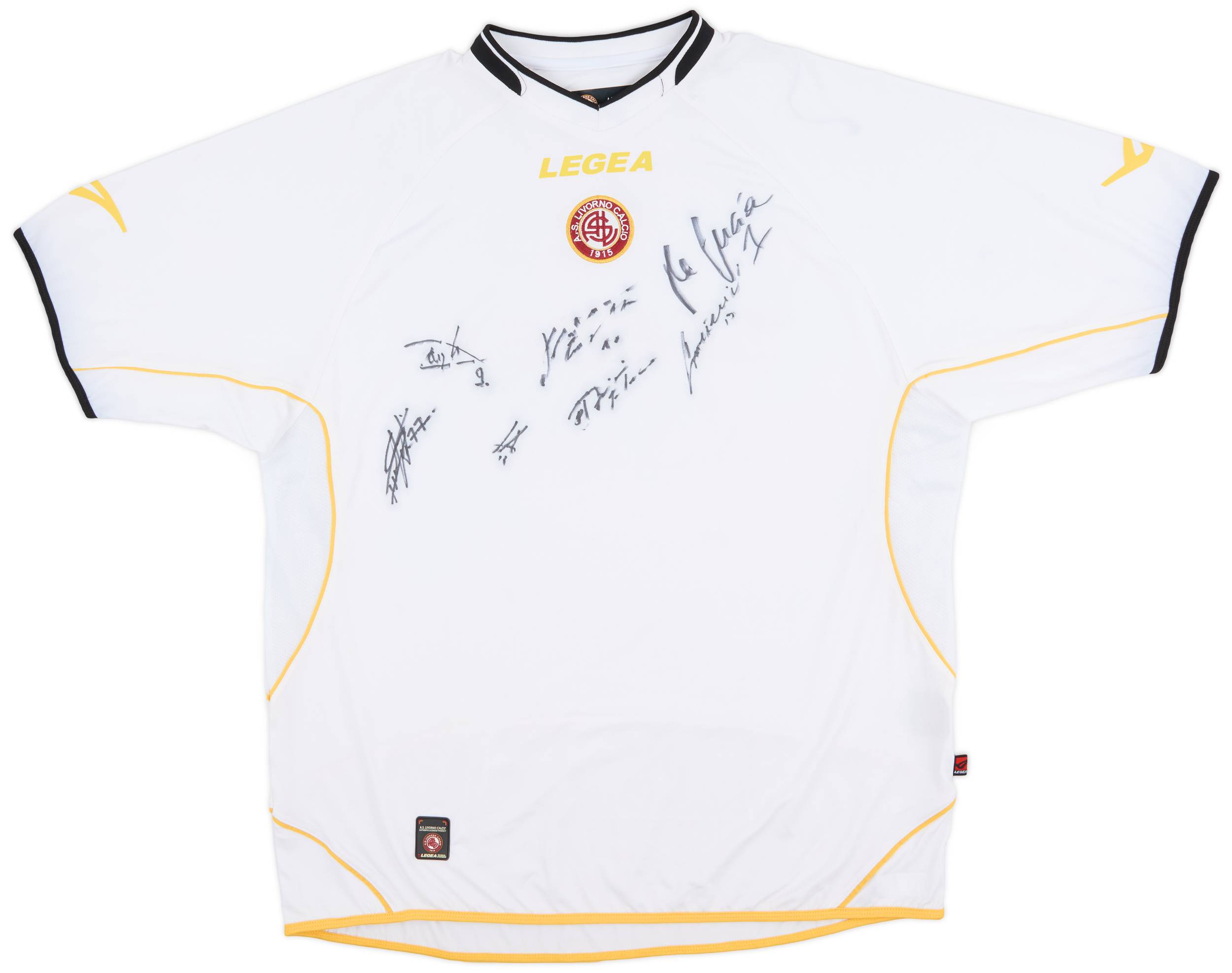 2008-10 Livorno Legea Signed Training Shirt - 7/10 - (XL)