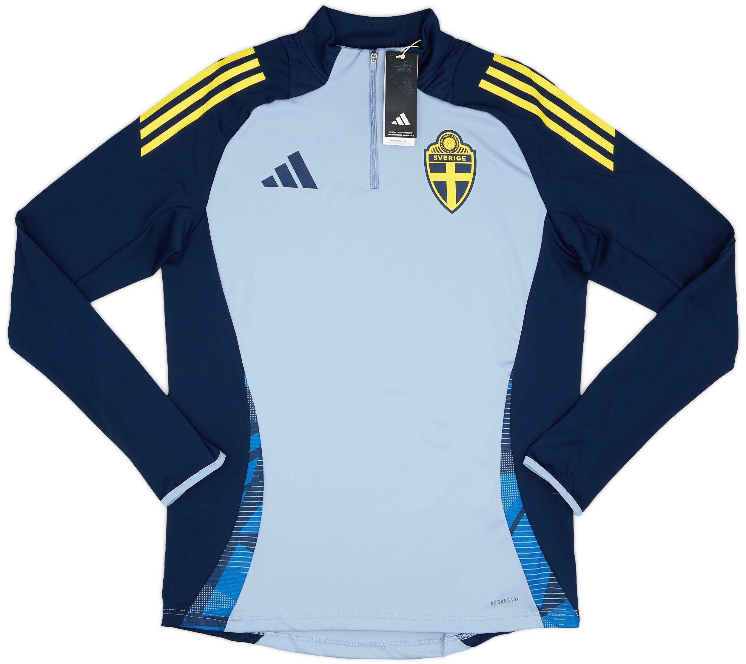 2024-25 Sweden adidas 1/4 Zip Training Top 2024-25 Sweden adidas 1/4 Zip Training Top
