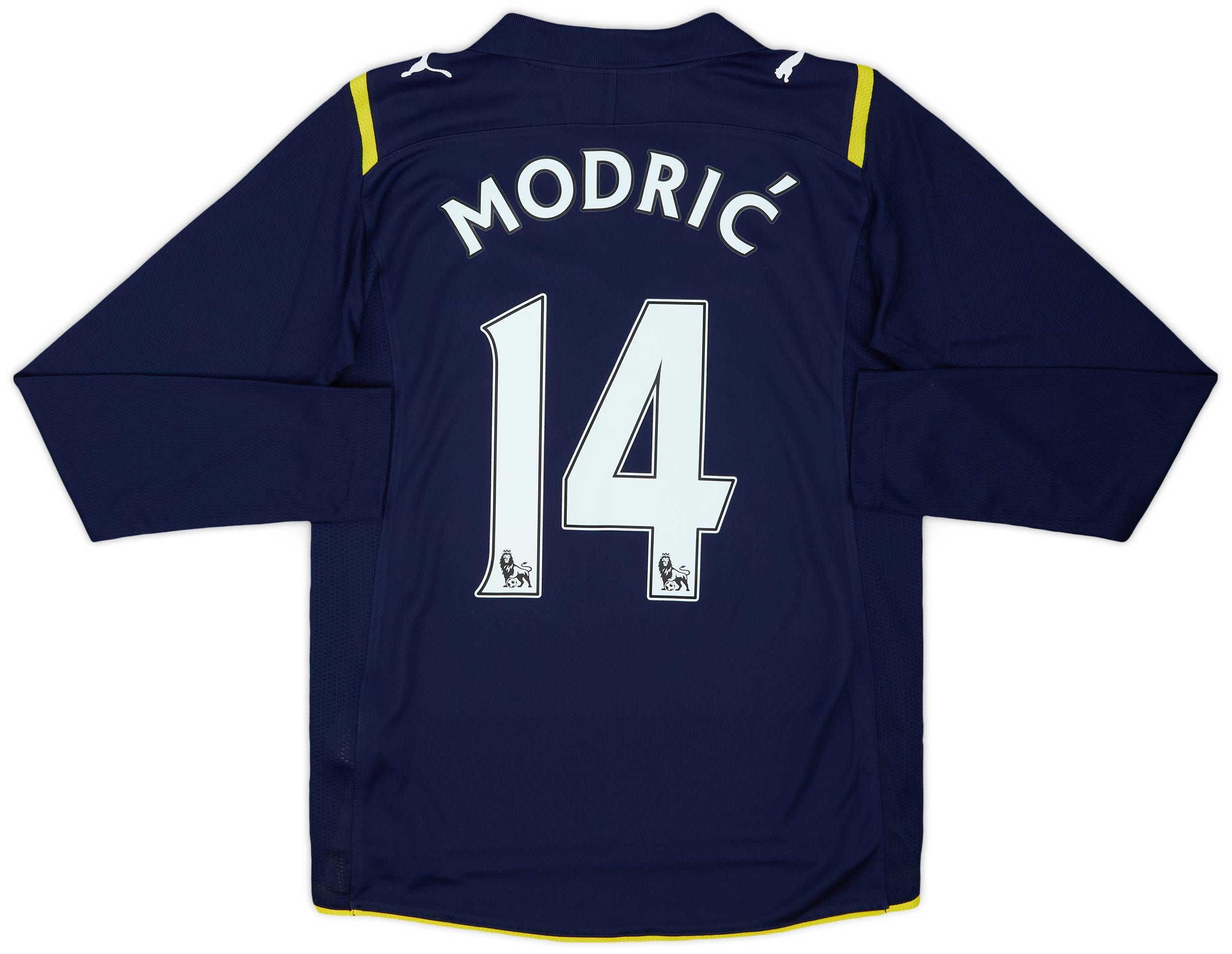 2009-10 Tottenham Away L/S Shirt Modric #14 - 8/10 - (S)