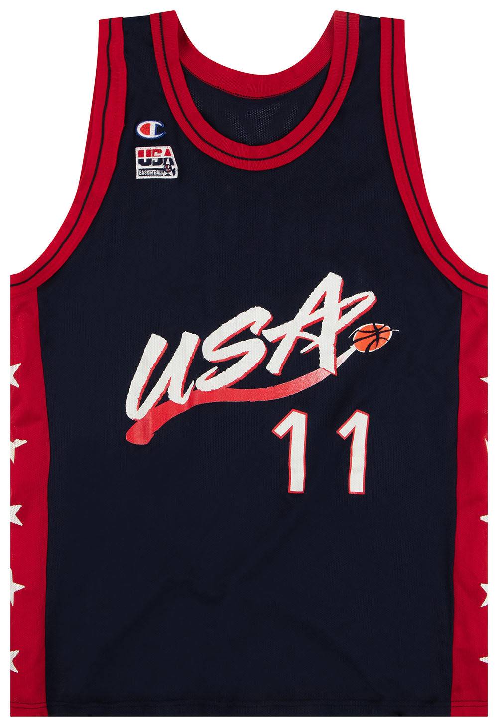 1996 USA Malone #11 Champion Jersey (Away) XL