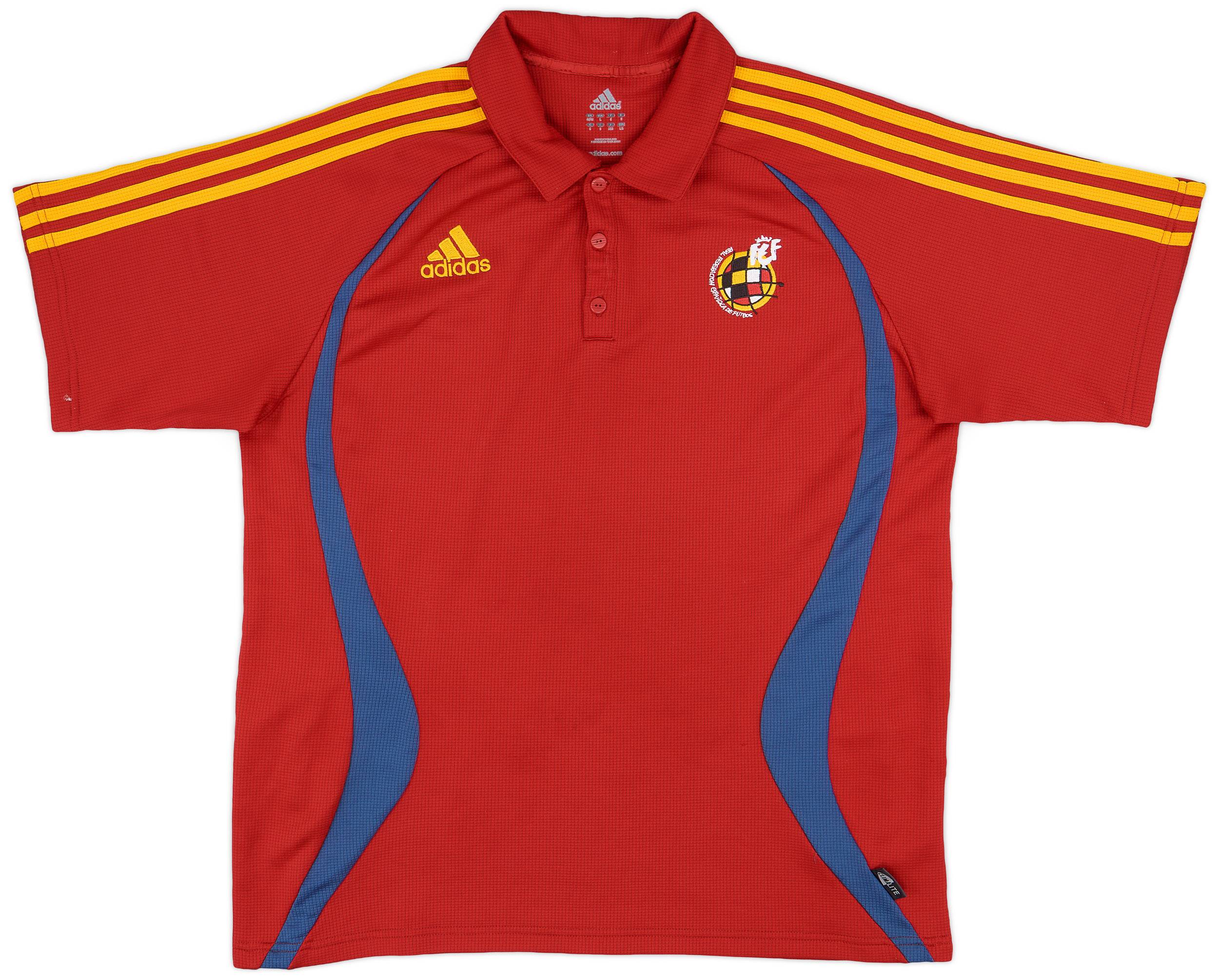 2006-08 Spain adidas Polo Shirt - 9/10 - (L/XL)