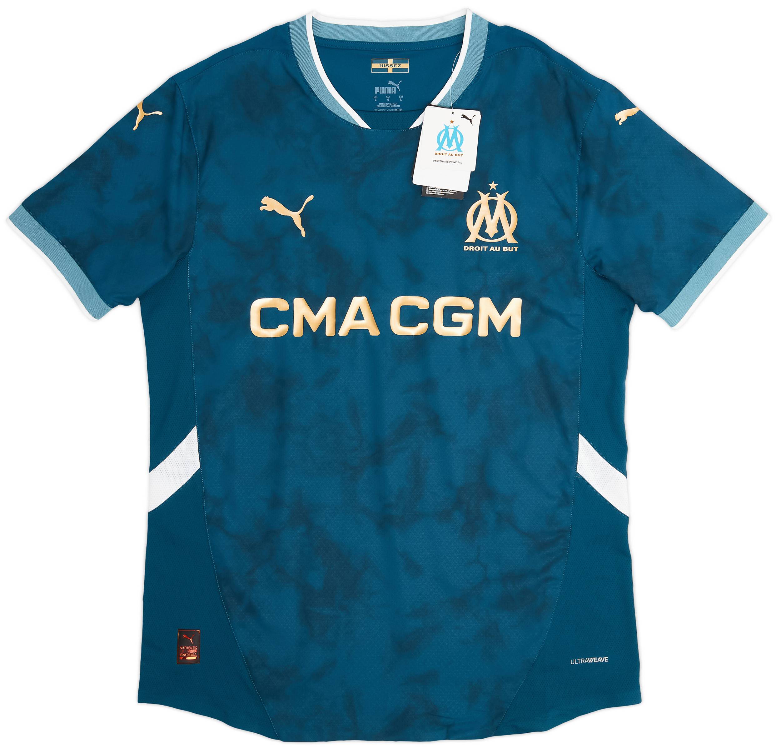 2024-25 Olympique Marseille Authentic Away Shirt, image size:2500x2410