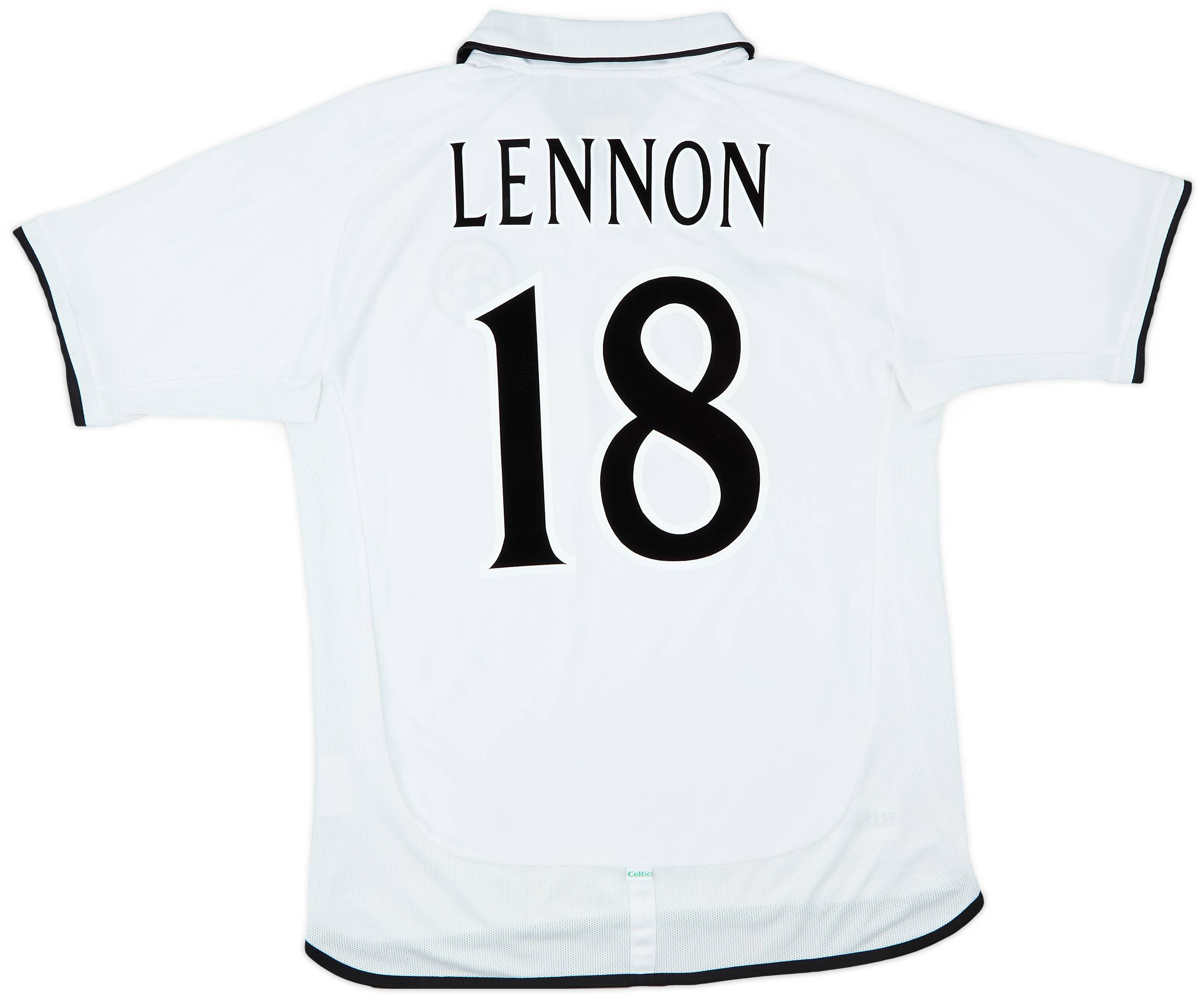 2001-02 Celtic Away Shirt Lennon #18 - 6/10 - (L)