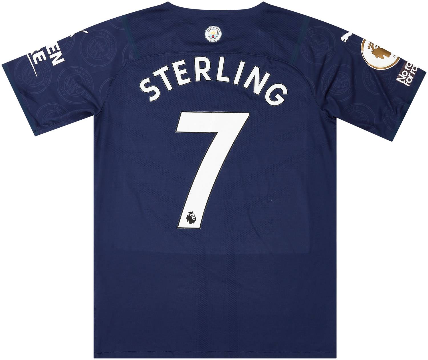 2021-22 Manchester City Match Issue Third Shirt Sterling #7