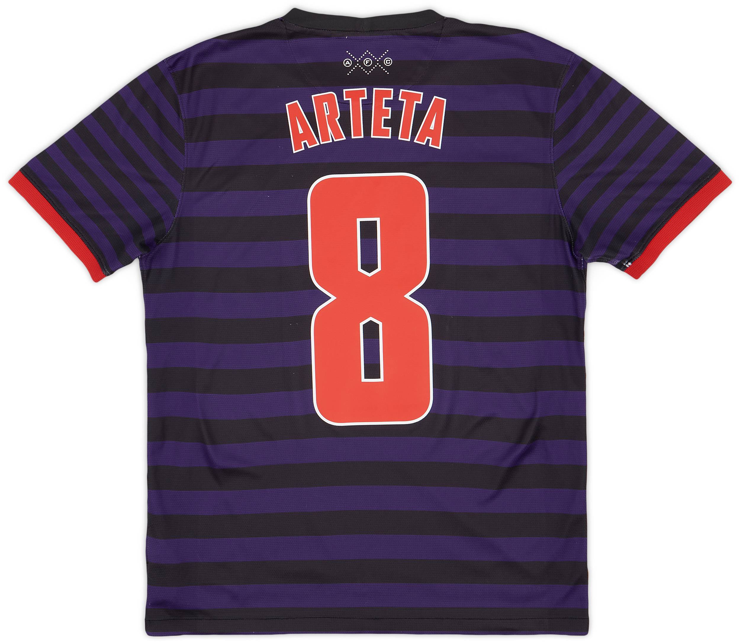 2012 13 Arsenal Away Shirt Arteta 8 8 10 M