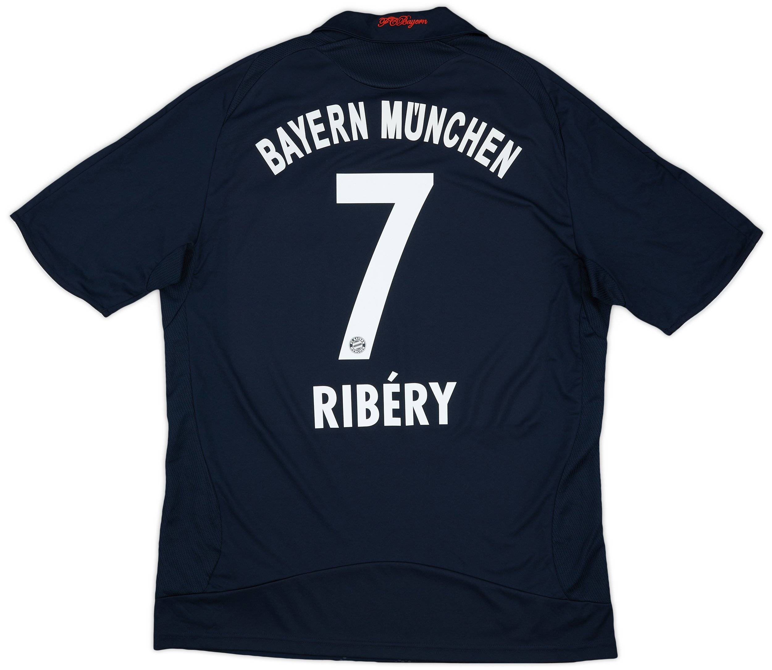 バイエルン ミュンヘン 2008-09 リベリー アウェイ ユニフォーム 2008-09 Bayern Munich Away Shirt Ribery #7 - 8/10 - (S)