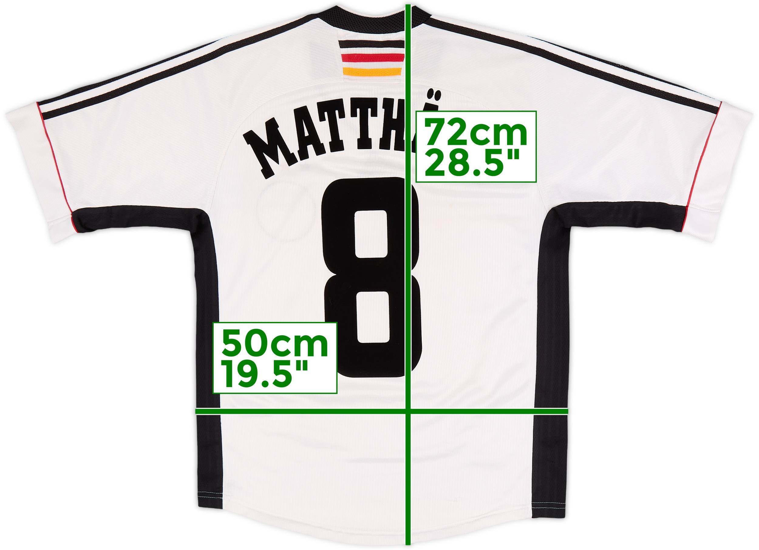 1998-00 Germany Home Shirt Matthaus #8 - 6/10 - (S)