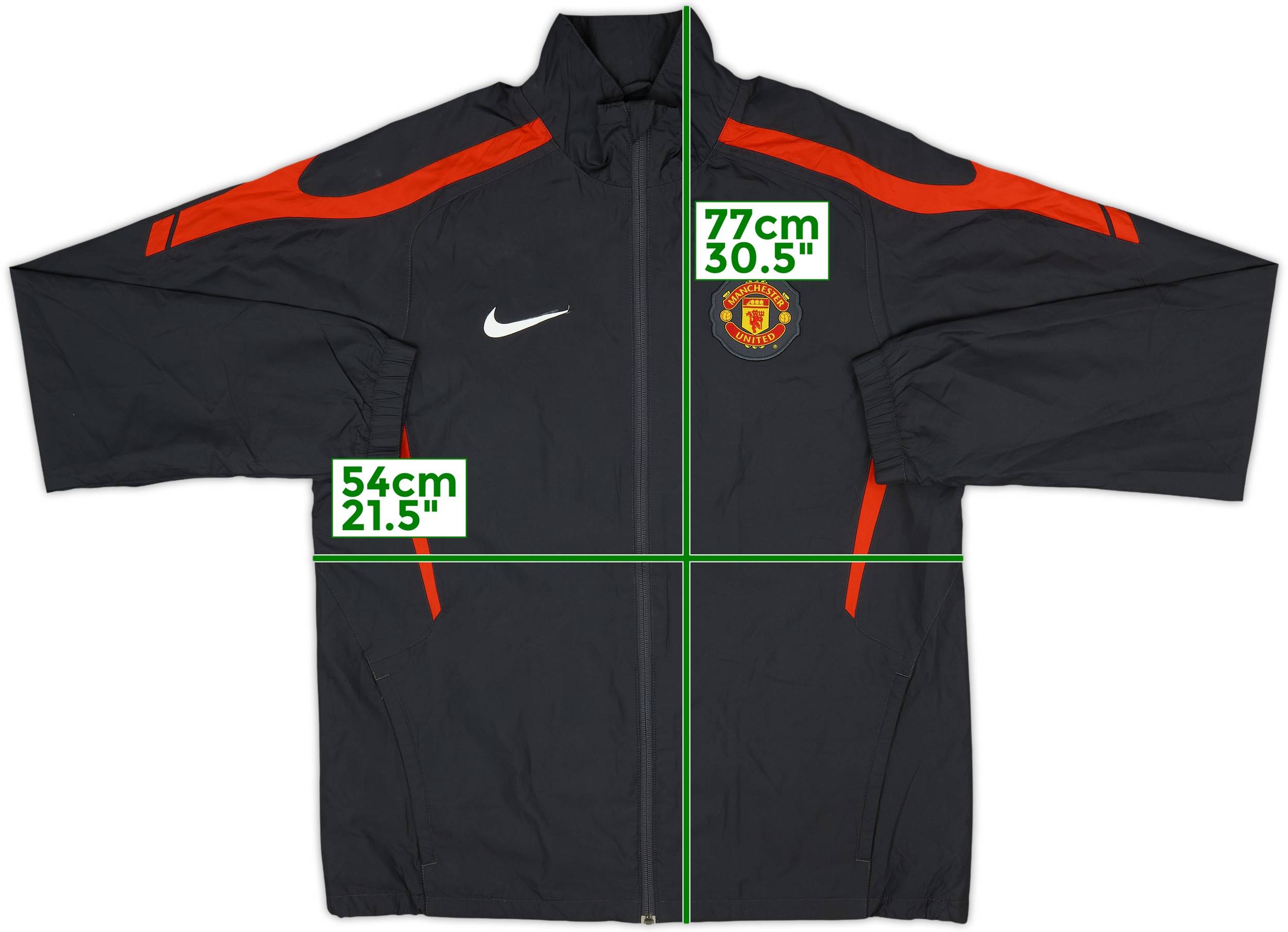 2010-11 Manchester United Nike Track Jacket - 5/10 - (M)