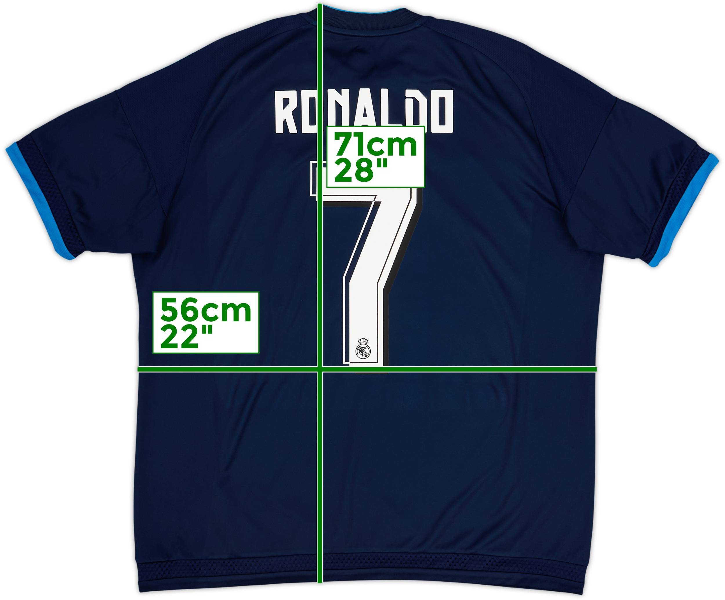 2015-16 Real Madrid Third Shirt Ronaldo #7 - 9/10 - (L)