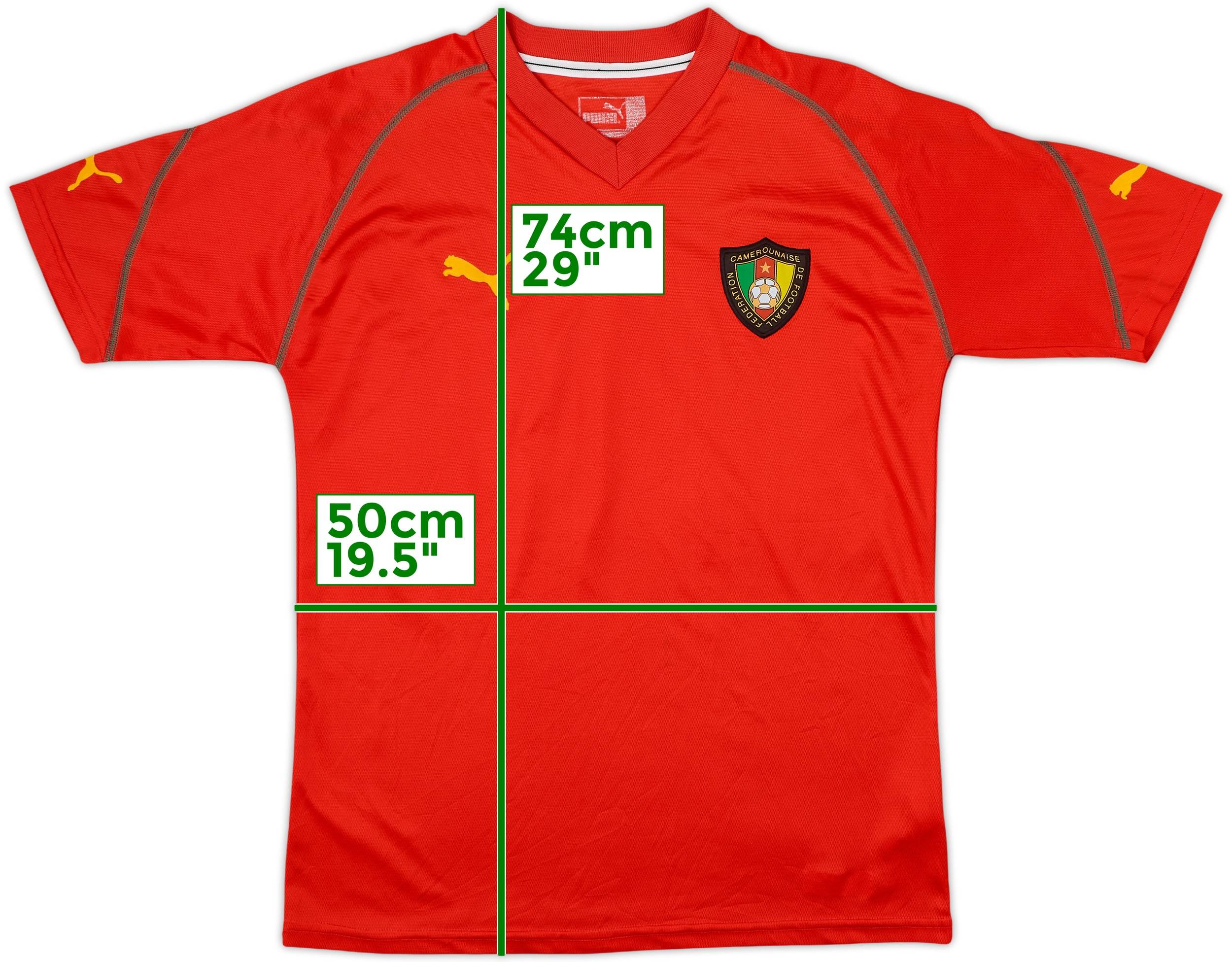 2004-06 Cameroon Puma Training Shirt - 8/10 - (M)