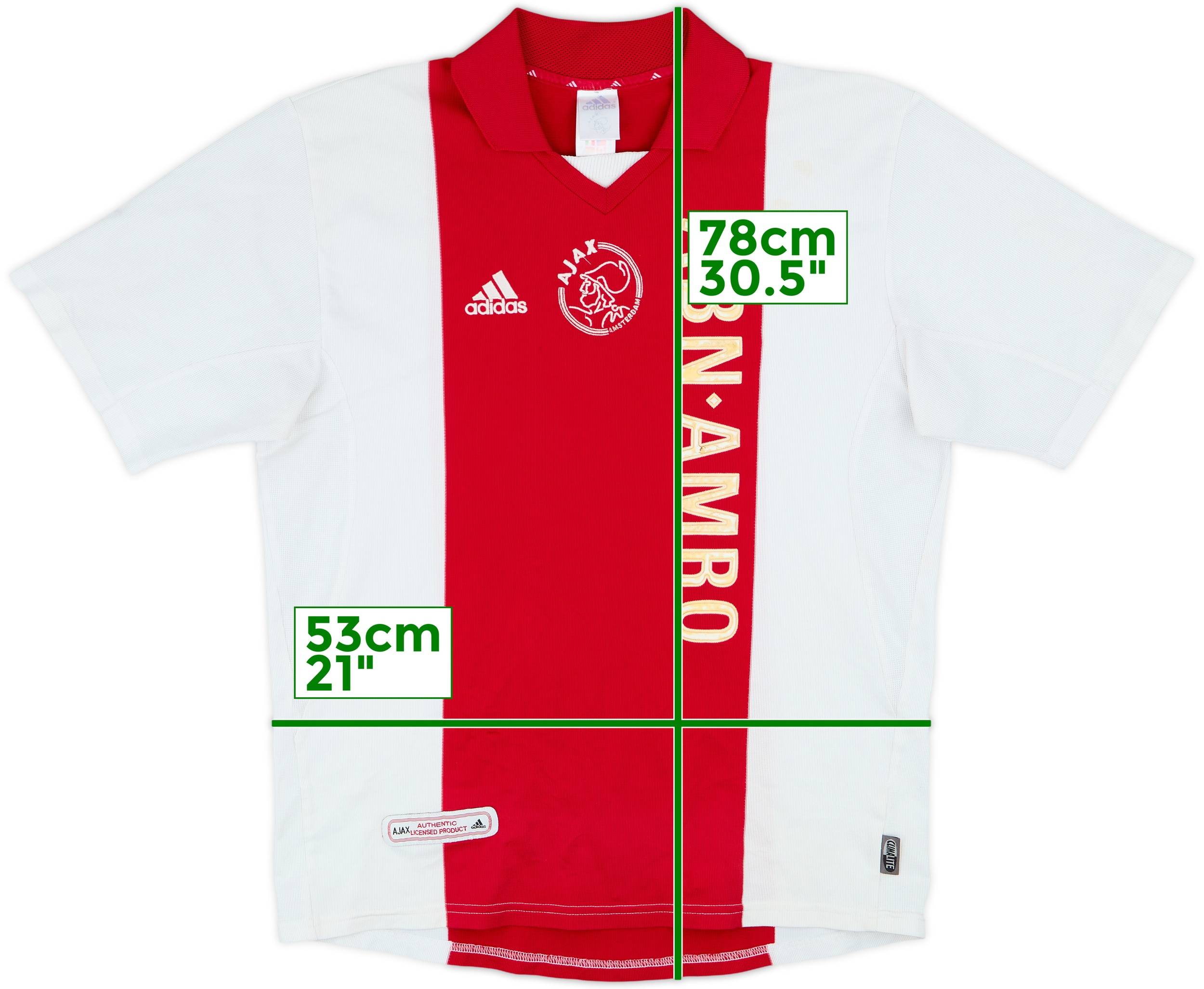 2001-02 Ajax Home Shirt - 5/10 - (L)