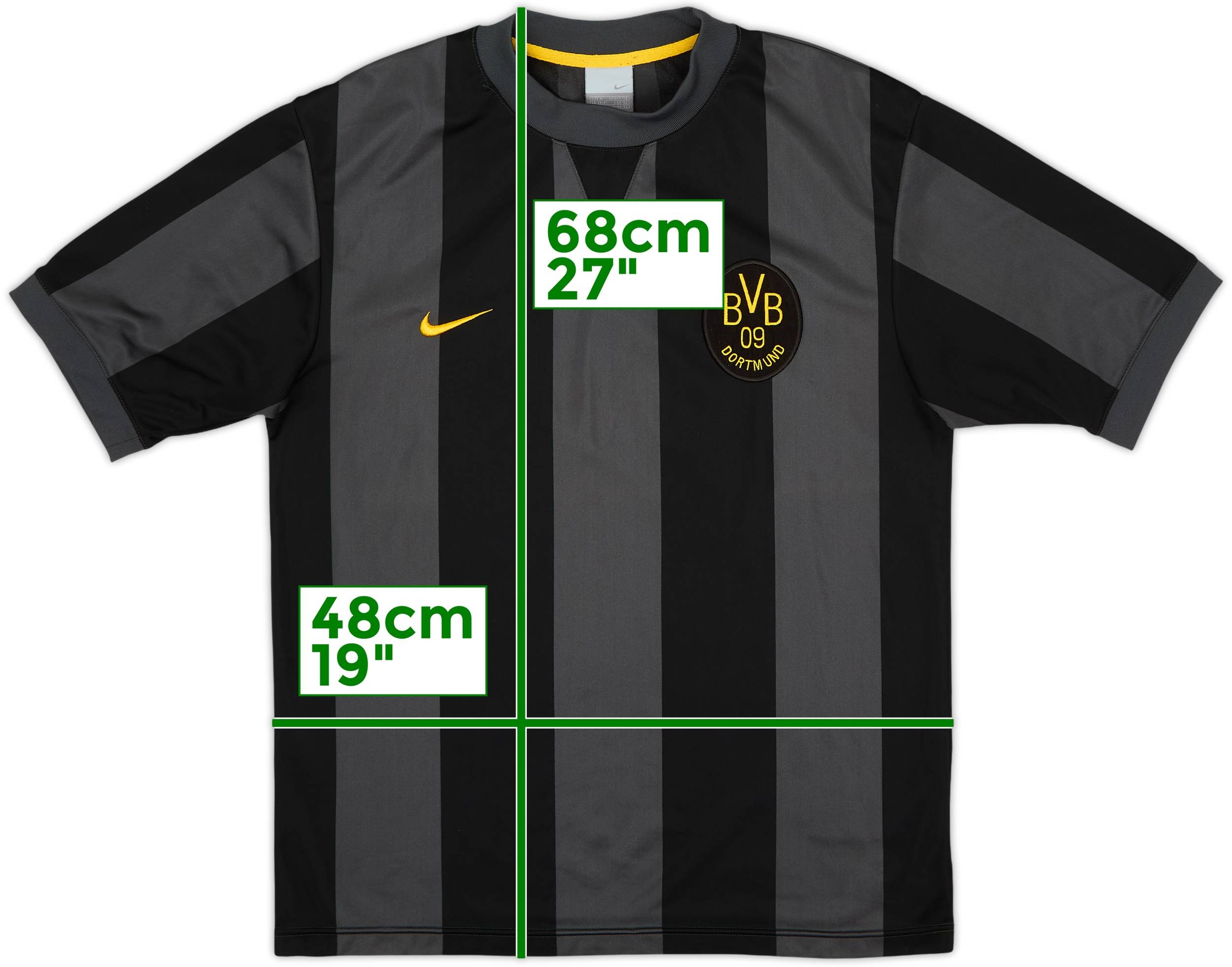 2005-06 Borussia Dortmund Nike Camiseta Clásica - 9/10 - (M)