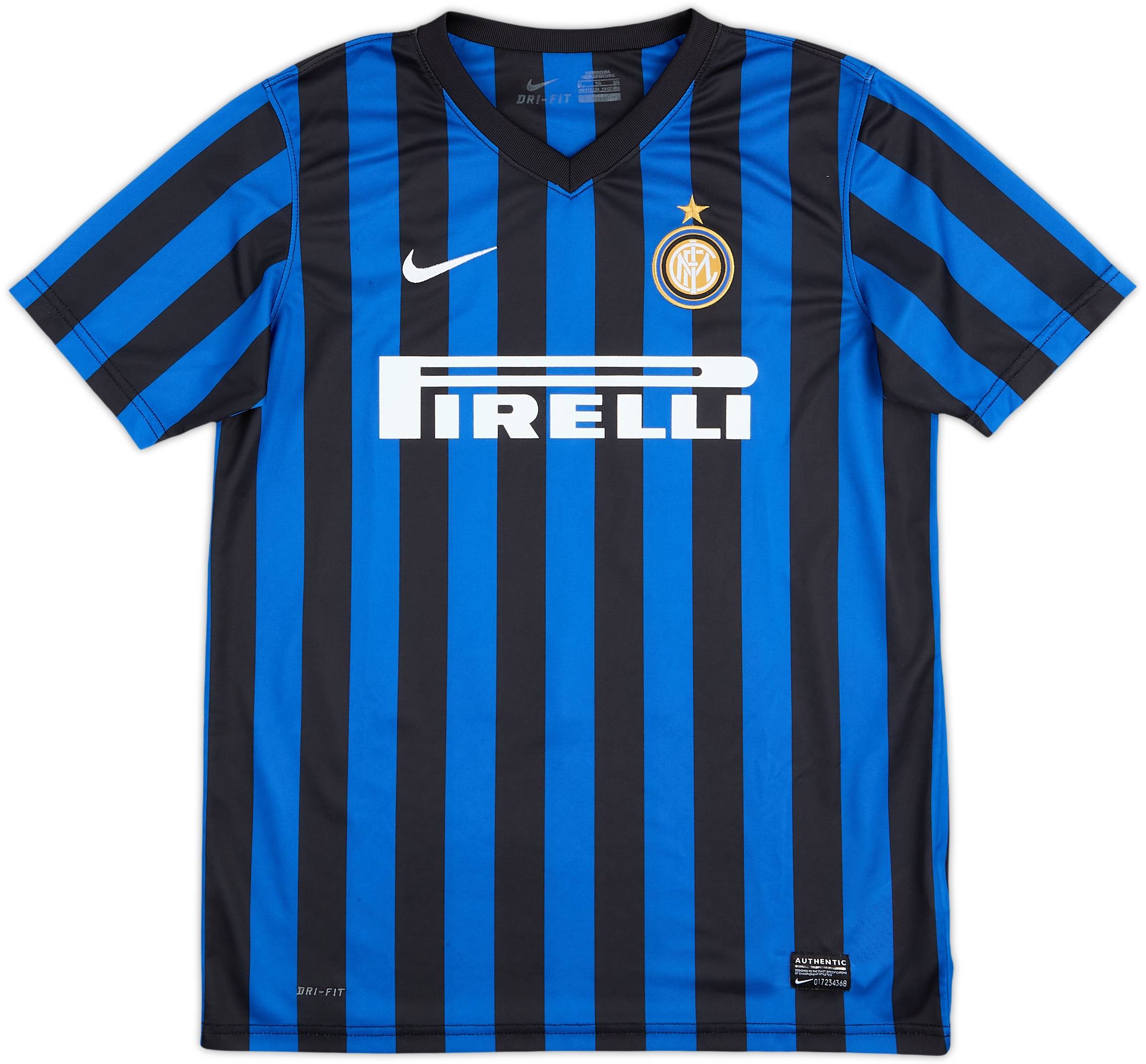 2011-12 Inter Milan Basic Home Shirt Milito #22 - 8/10 - (L.Boys)