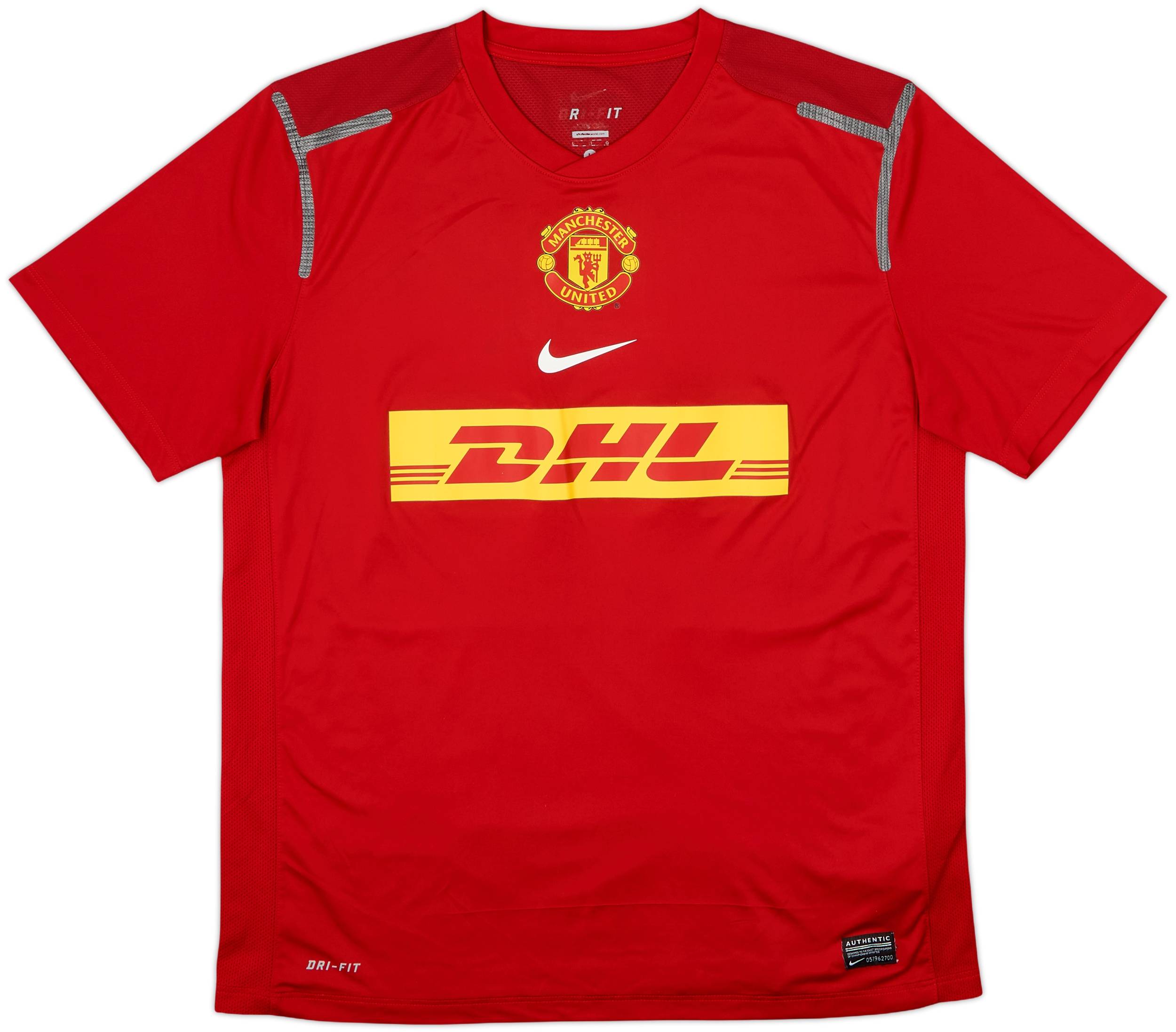 2012-13 Manchester United Player Issue Nike Training Shirt - 9/10