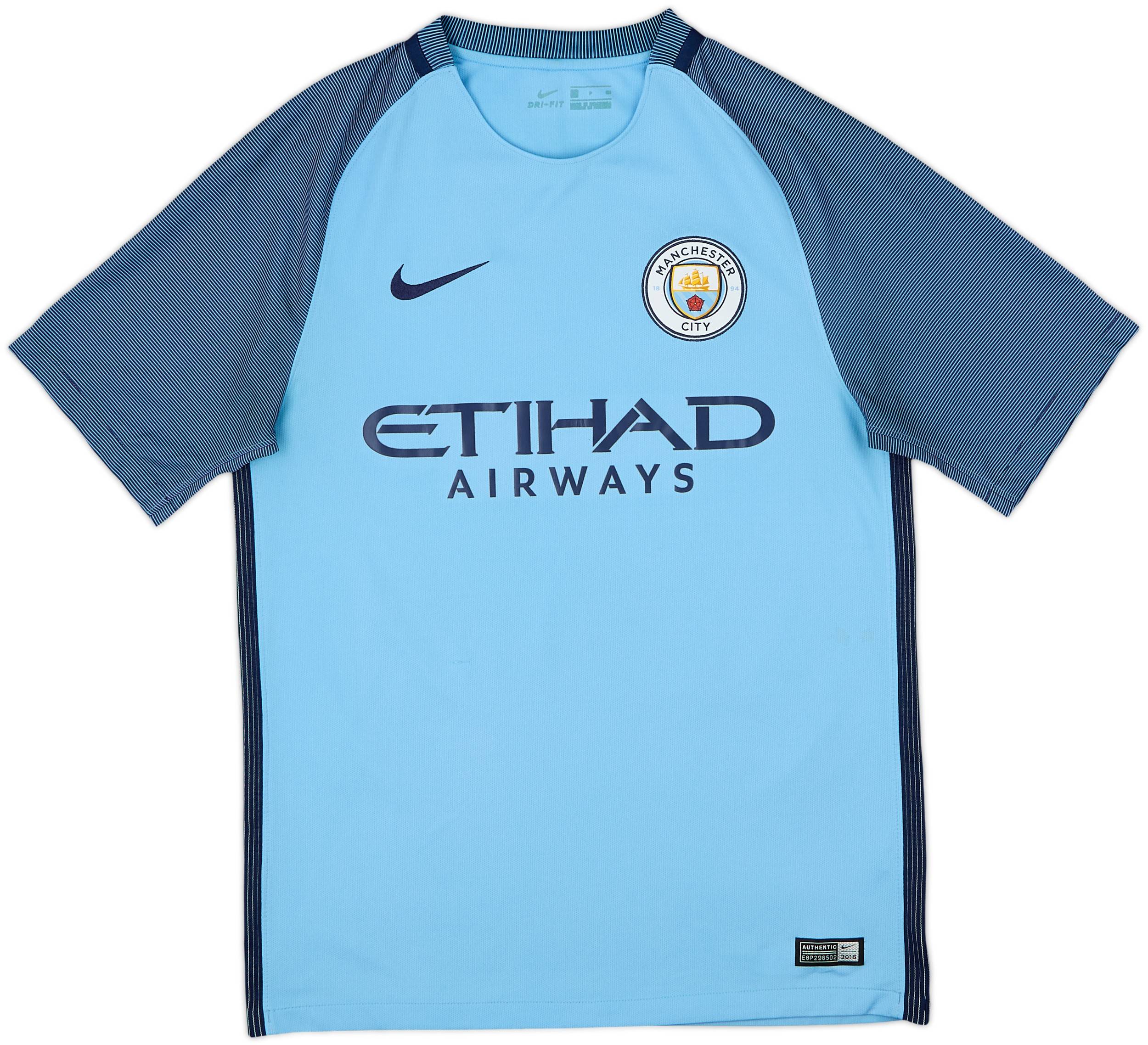 2016-17 Manchester City Home Shirt Silva #21 - 8/10 - (S)