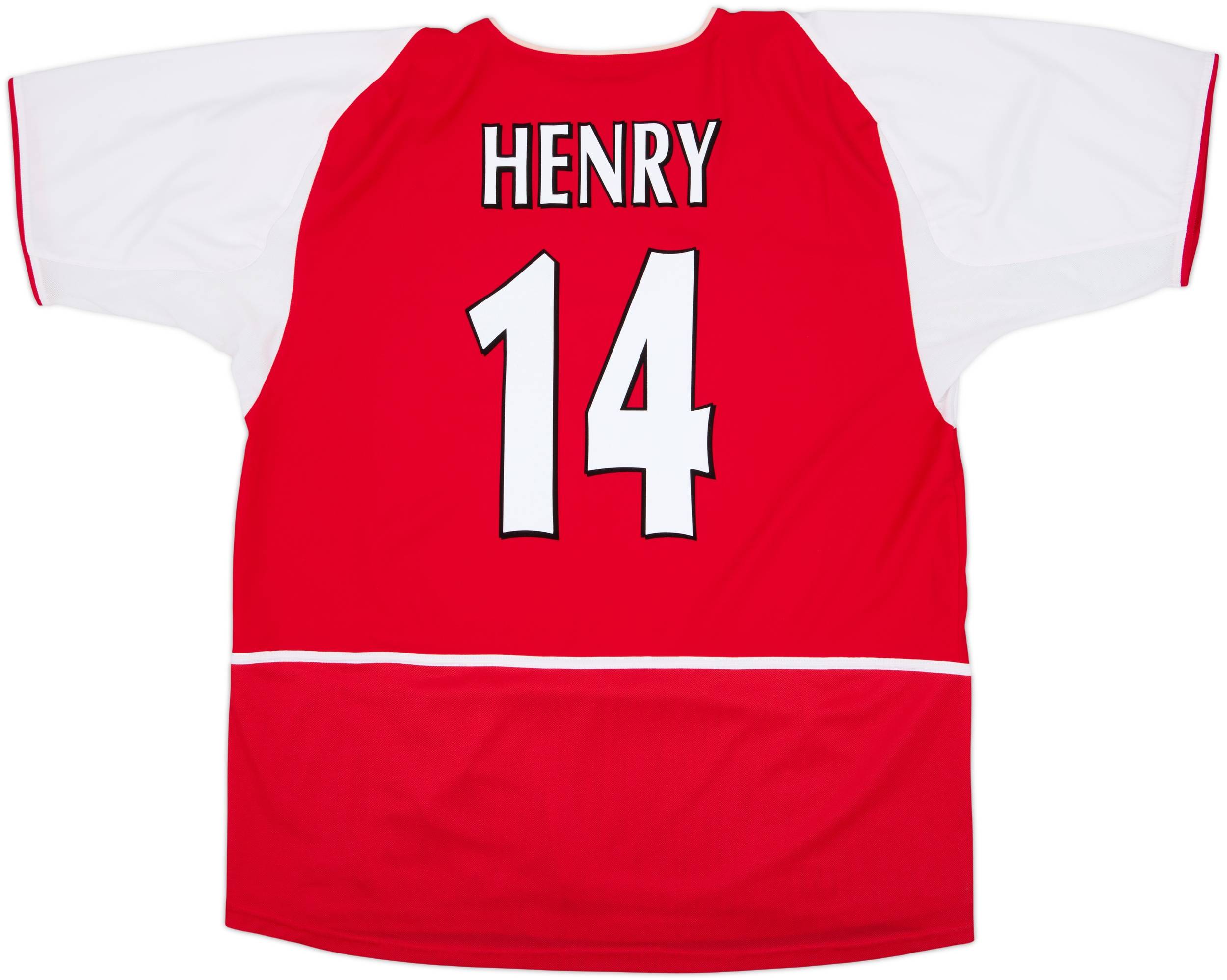 2002-04 Arsenal Home Shirt Henry #14 - 8/10 - (XXL)