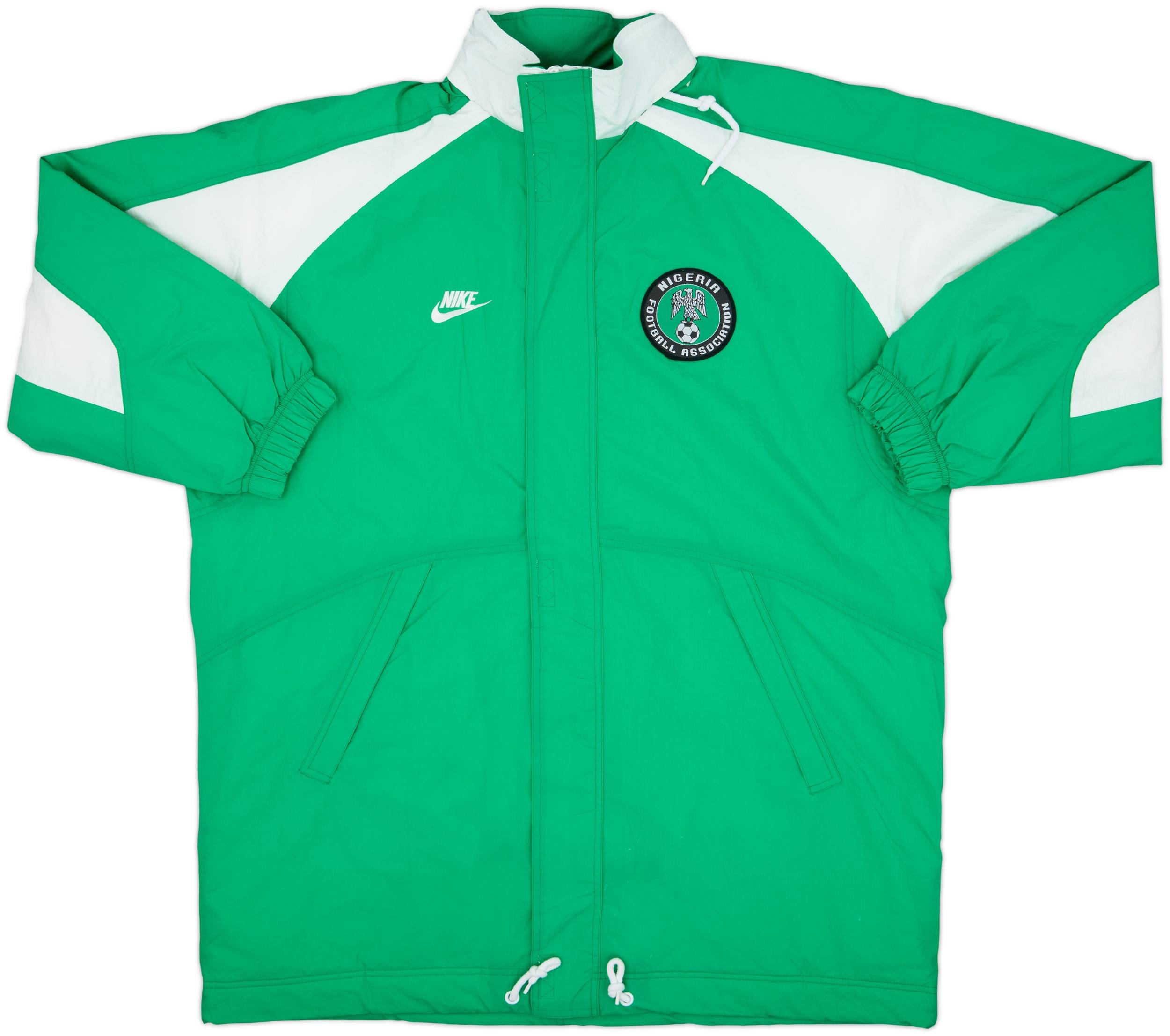1996-98 Nigeria Nike Padded Bench Coat - 8/10 - (XL)