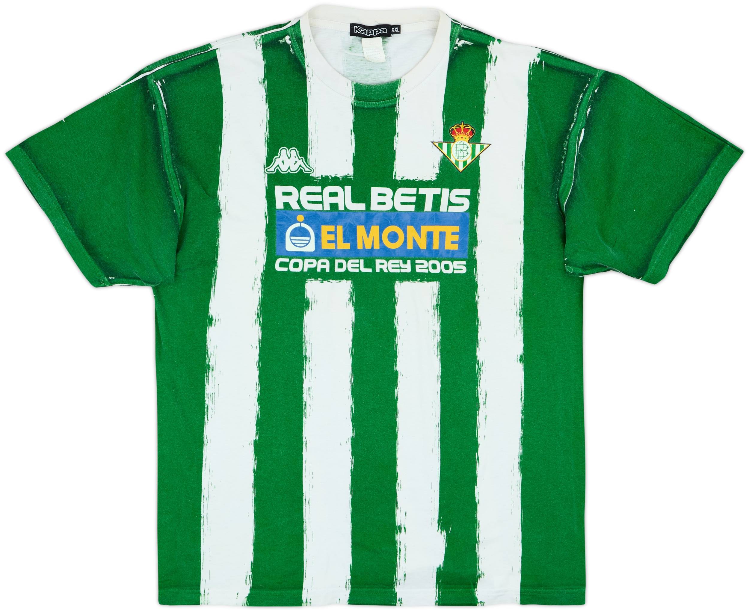 2005-06 Real Betis Kappa 'Copa Del Rey Final' Cotton Tee - 7/10