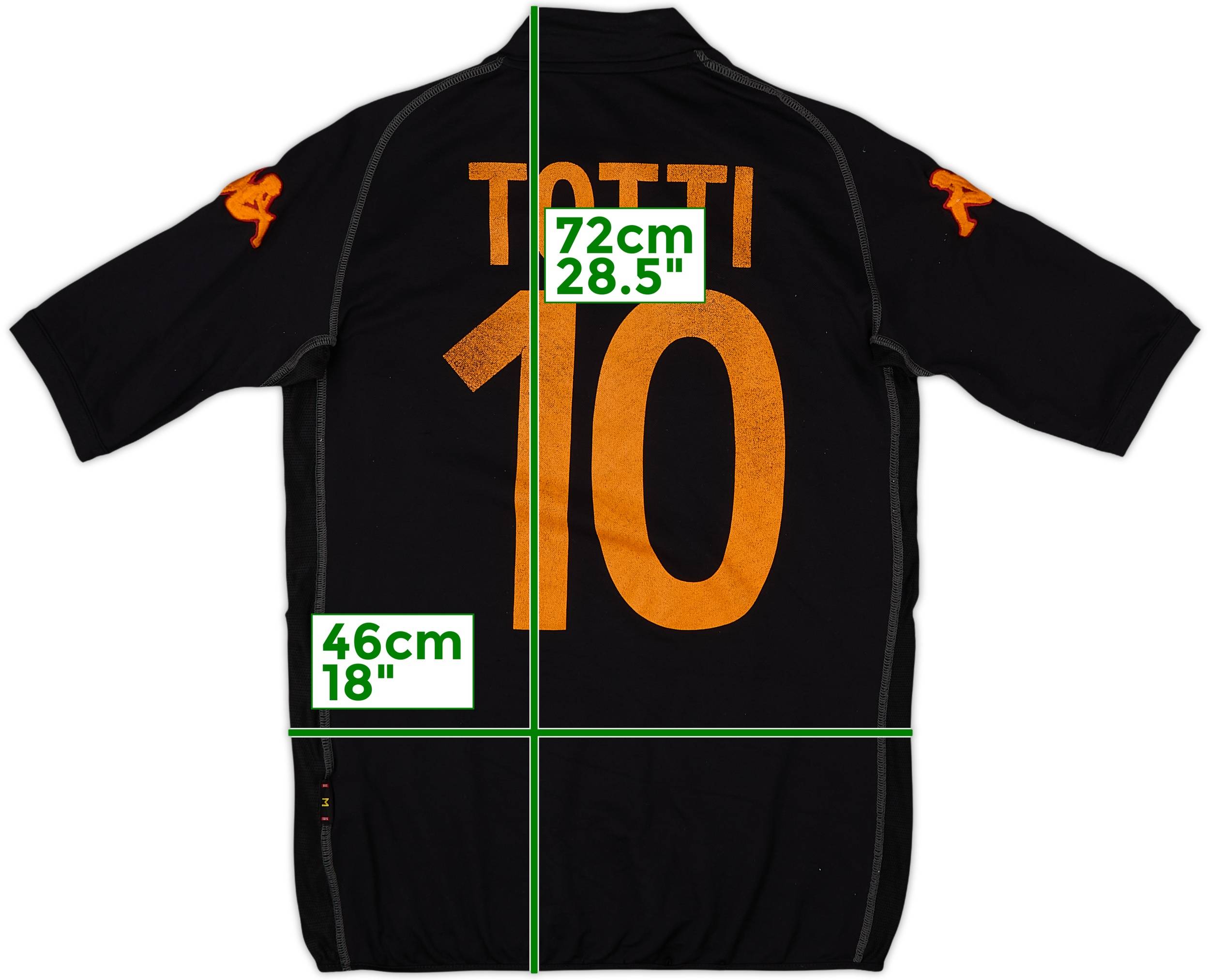2002-03 Roma Third Shirt Totti #10 - 6/10 - (M)
