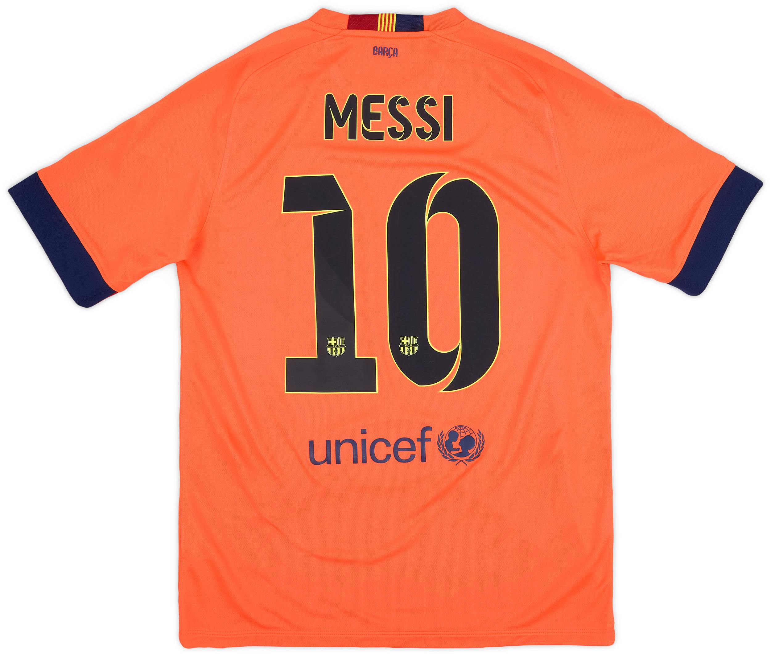 2014-15 Barcelona Away Shirt Messi #10 - 8/10 - (M)