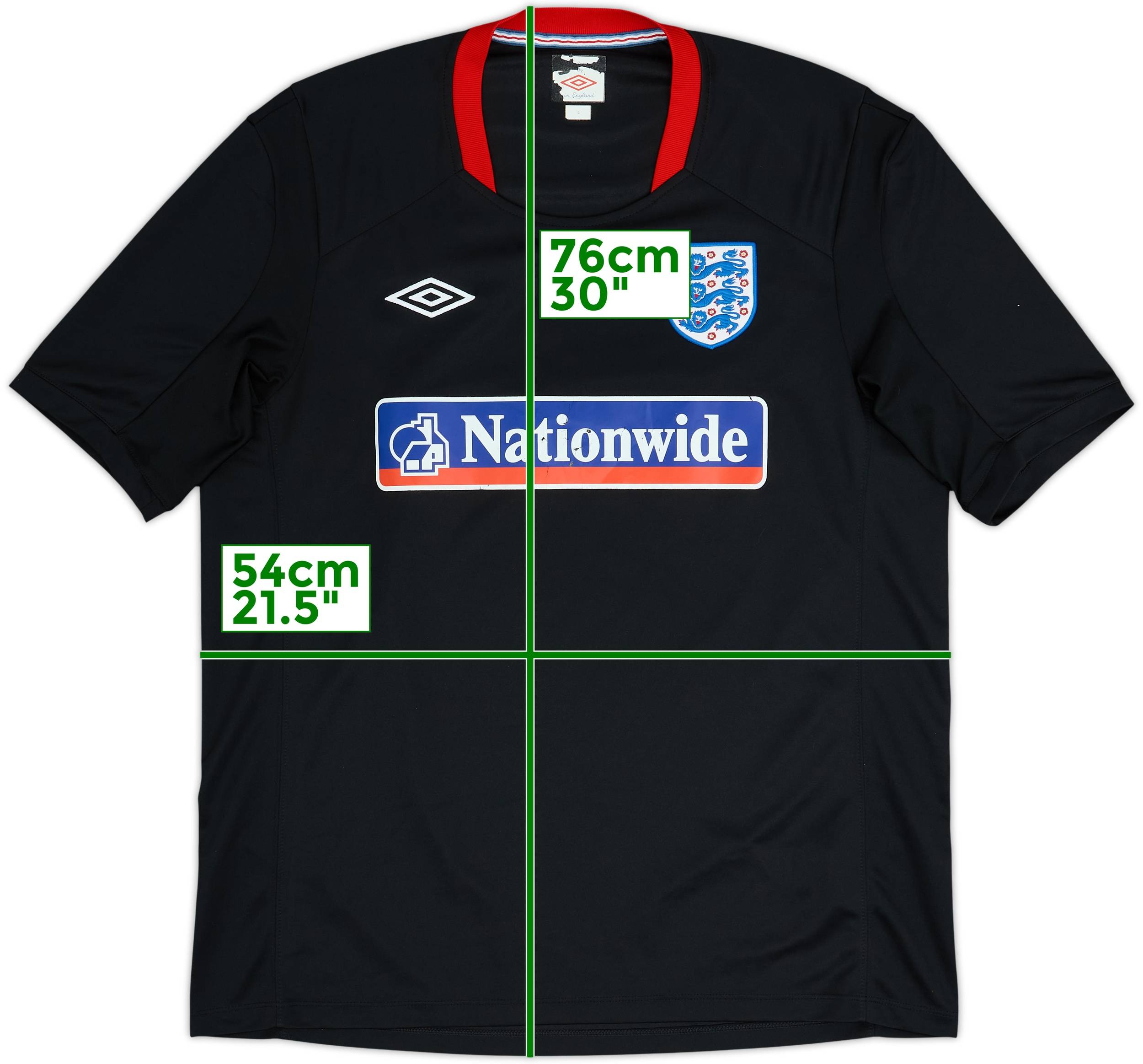 2010-12 England Umbro Training Shirt - 5/10 - (L)