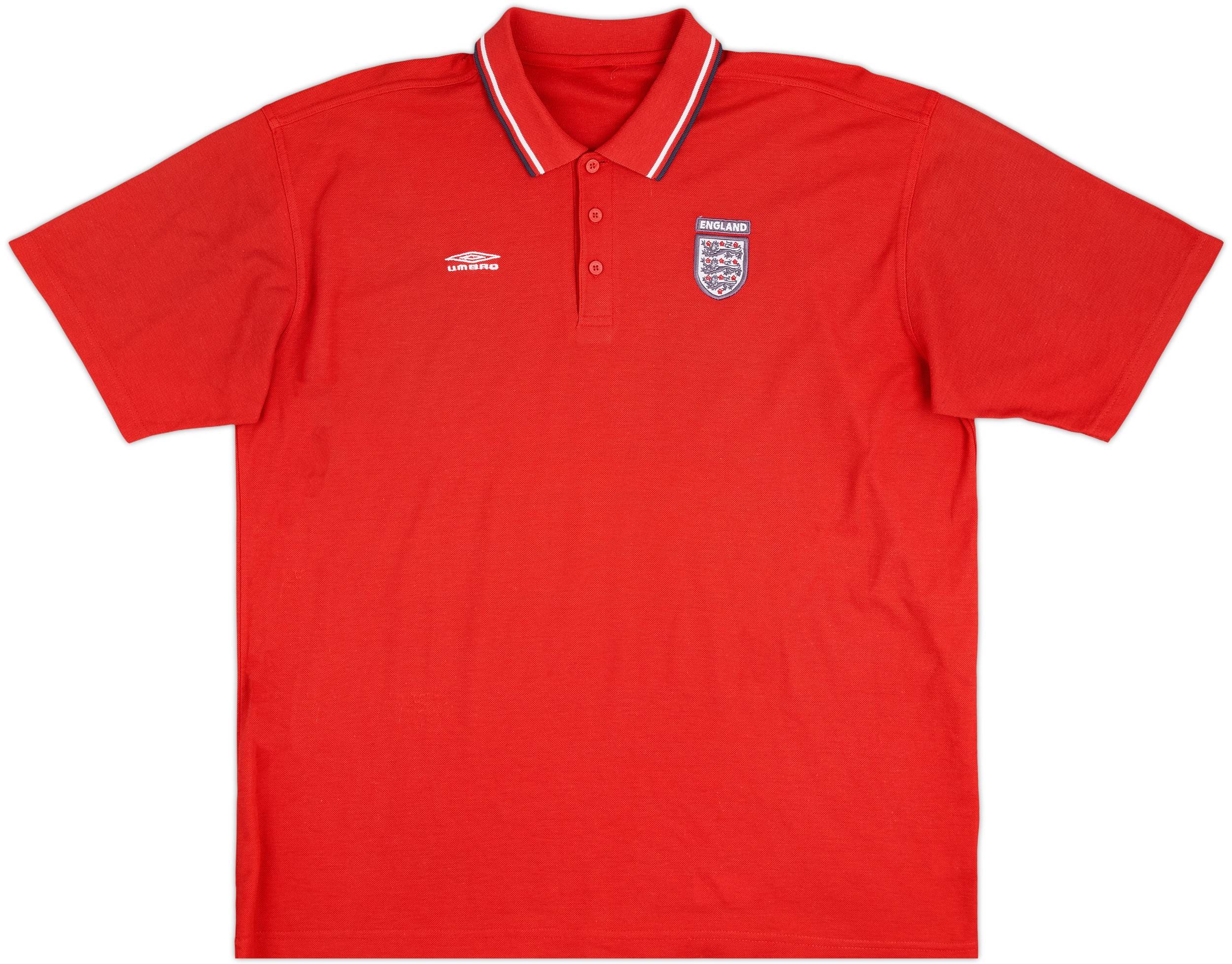 1999-00 England Umbro Polo Shirt - 5/10 - (XXL)