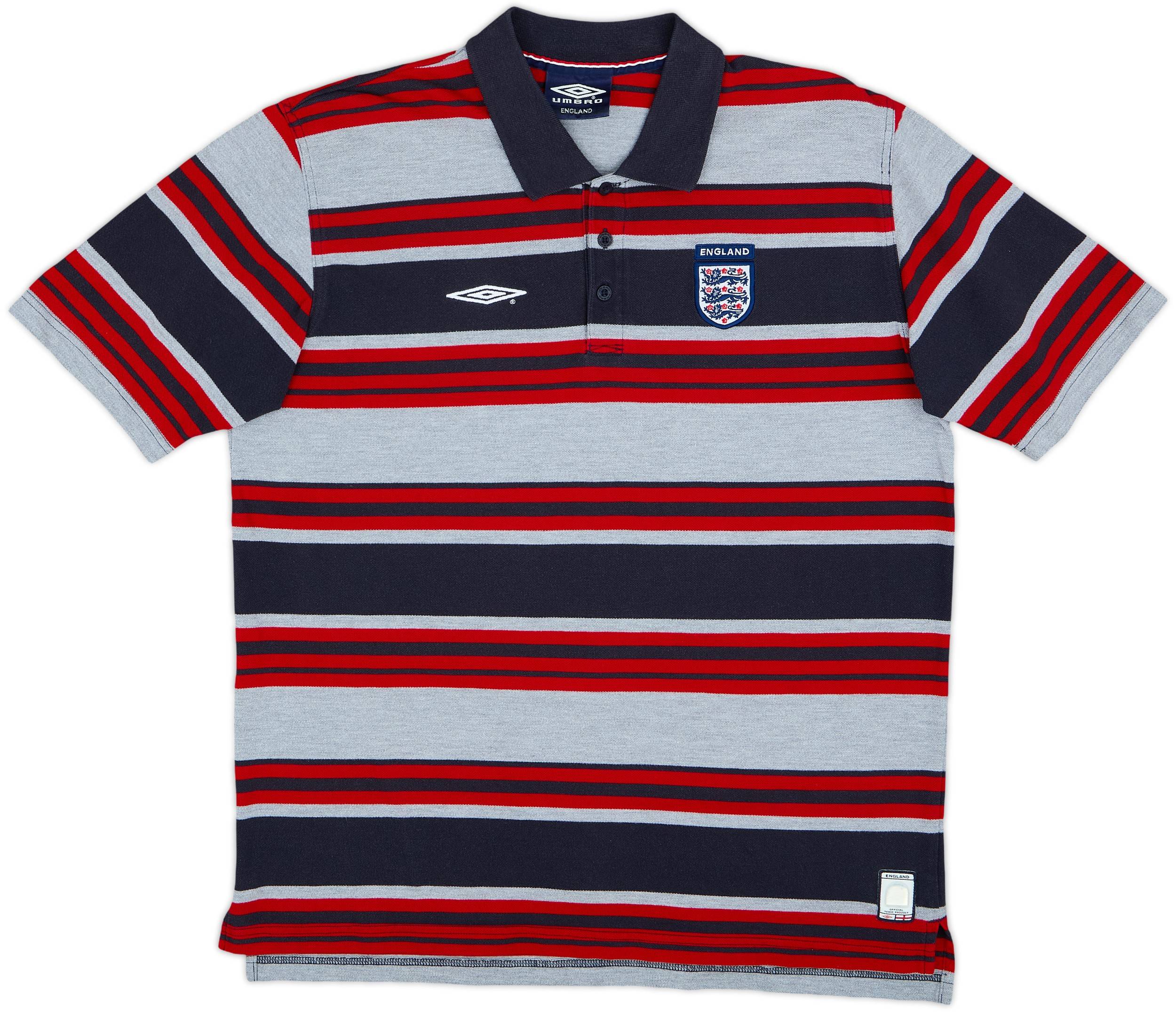 ウェア 00s UMBRO ENGLAND Polo Shirt Descente UK 2000-01 England Umbro Polo Shirt - 9/10 - (XL)