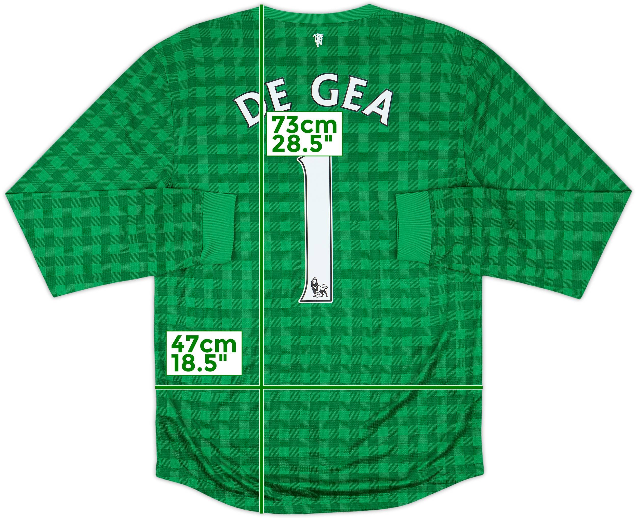 マンチェスター・ユナイテッド DE GEA ゴールキーパーシャツ 2012-13 Manchester United GK Shirt De Gea #1 - 8/10 - (S)