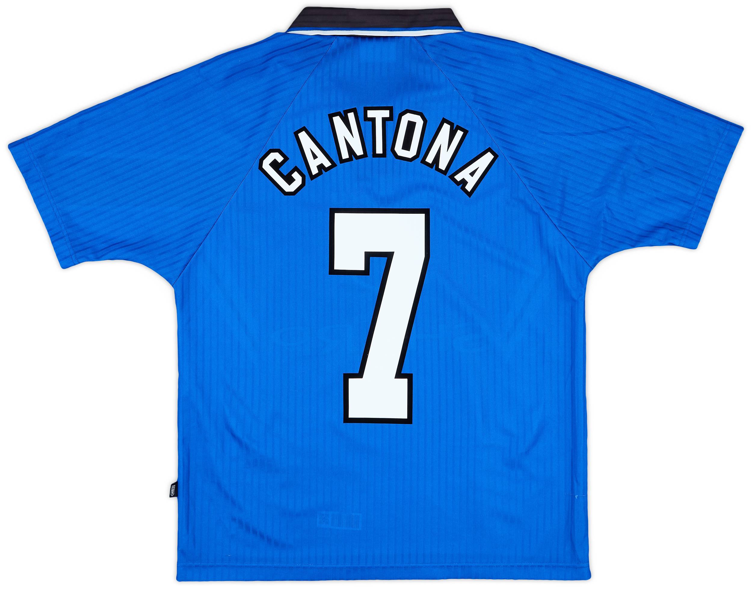 ウェア 1996-98 Manchester United  Shirt 1996-98 Manchester United Home Shirt Cantona 7 [Excellent] L