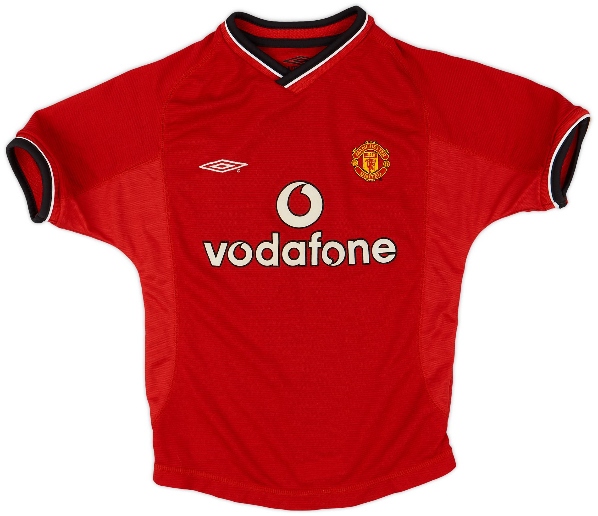 2000-02 Manchester United Home Shirt - 8/10 - (S.Boys)